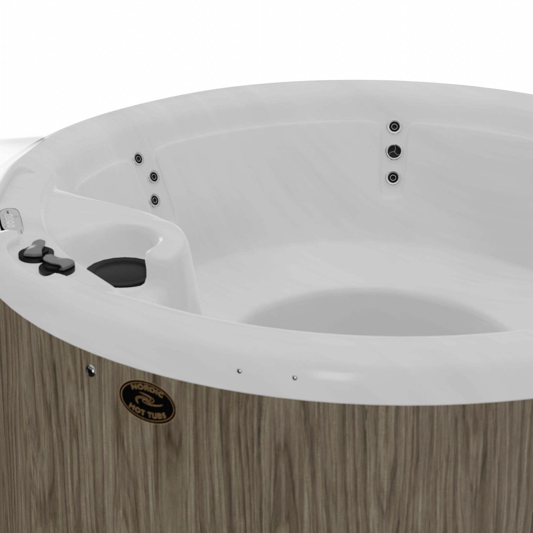 3D model of Hot Tub Jacuzzi Nordic Spas Sport All-In-110V Low-poly 3D model_1