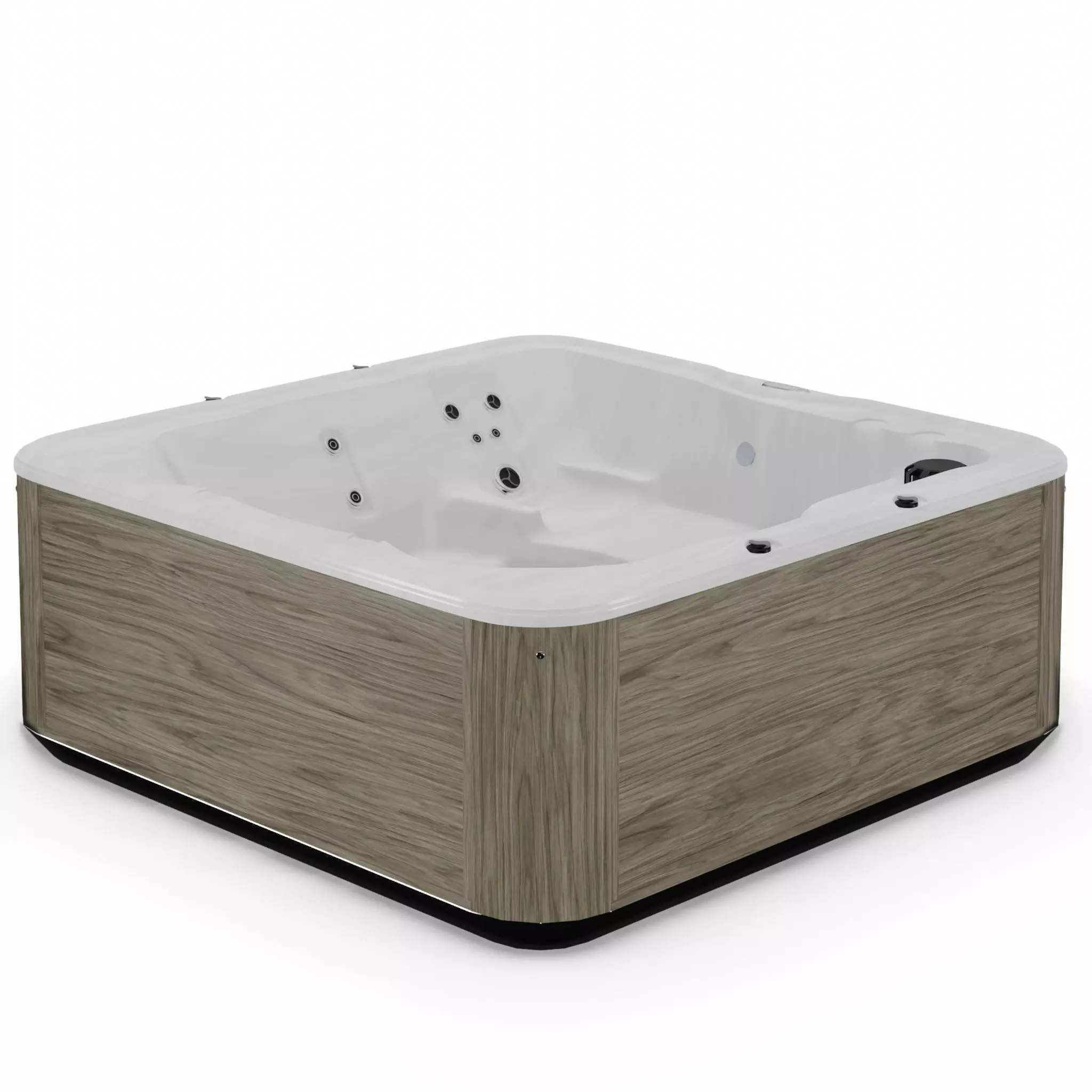 3D model of Hot Tub Jacuzzi Nordic Spas Encore MS Low-poly 3D model_0