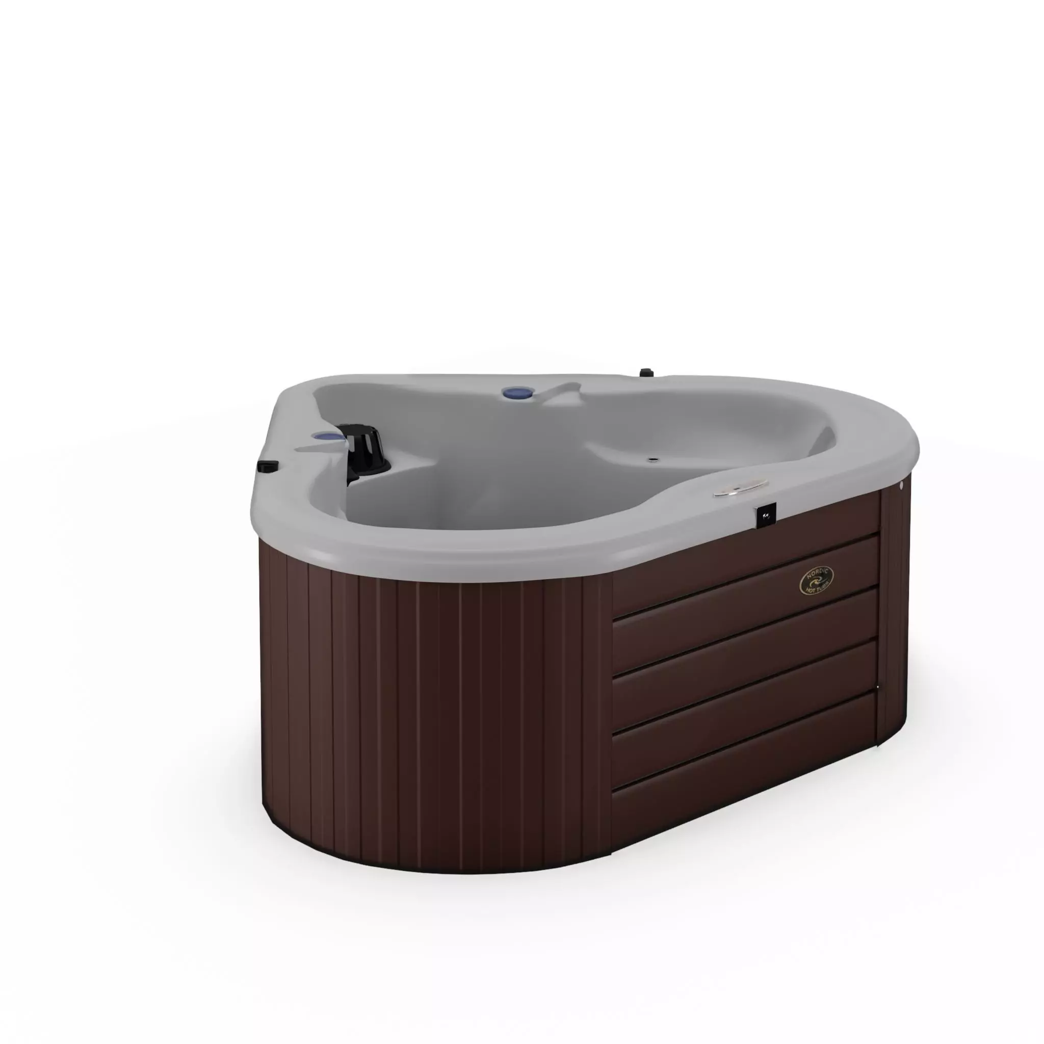 3D model of Hot Tub Jacuzzi Nordic Spas DAmour SE Low-poly 3D model_0