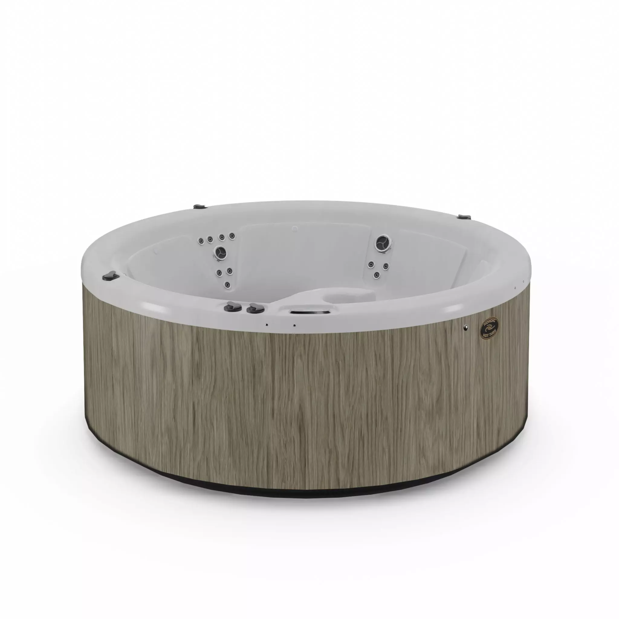 3D model of Hot Tub Jacuzzi Nordic Spas Warrior XL Low-poly 3D model_0