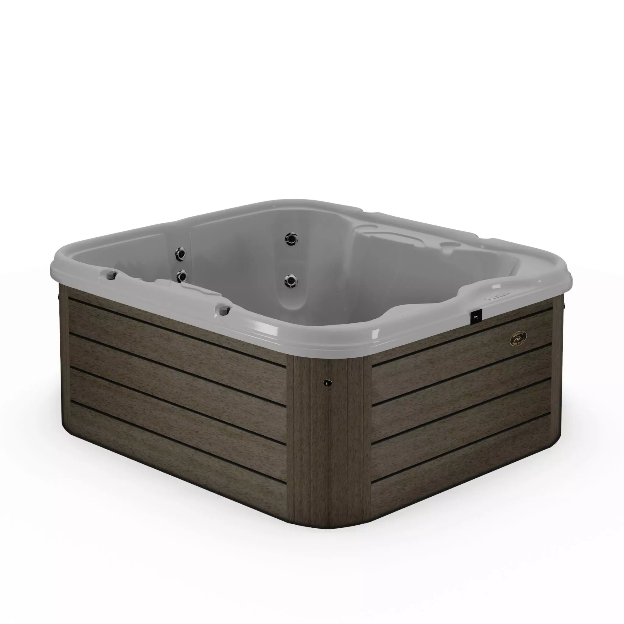 3D model of Hot Tub Jacuzzi Nordic Spas Retreat MS Low-poly 3D model_0