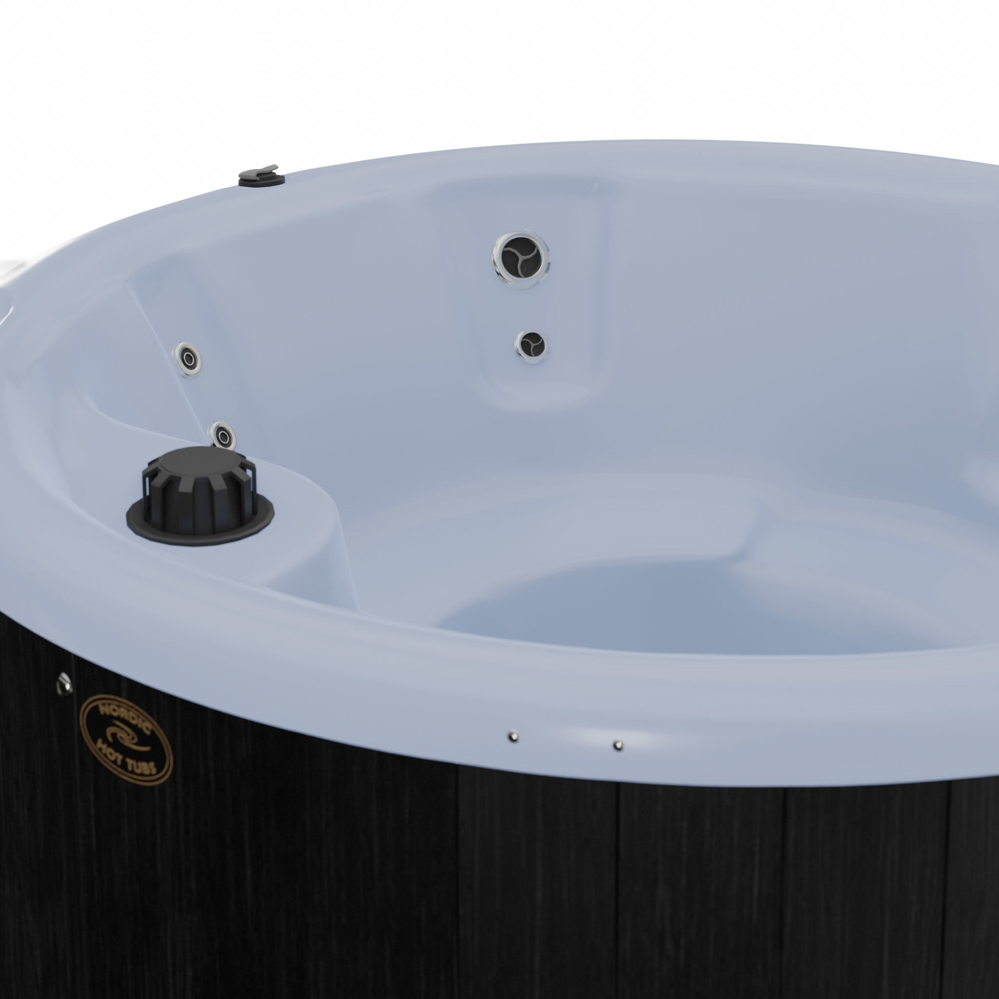 3D model of Hot Tub Jacuzzi Nordic Spas Crown All-In-110V Low-poly 3D model_1