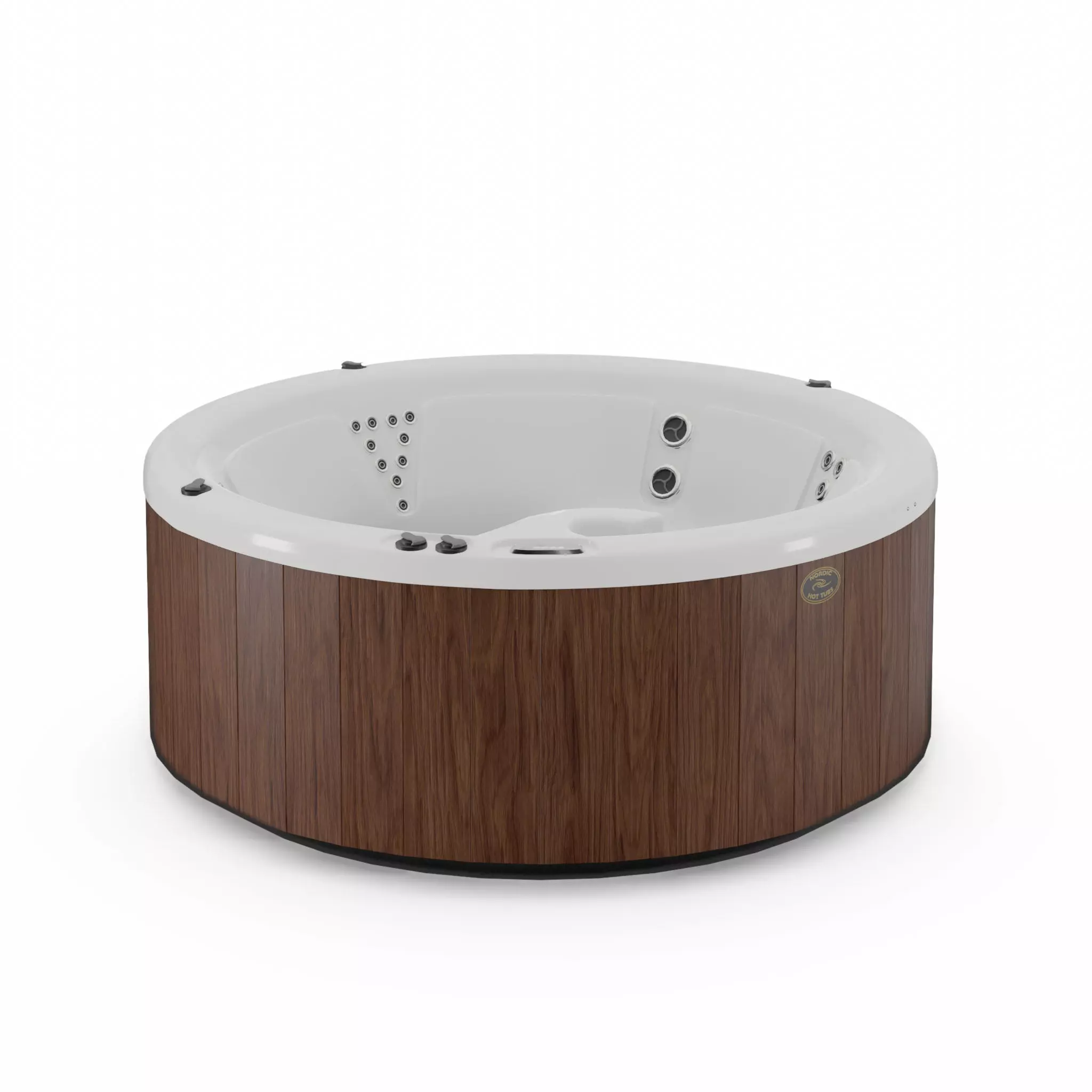 3D model of Hot Tub Jacuzzi Nordic Spas Crown XL Low-poly 3D model_0