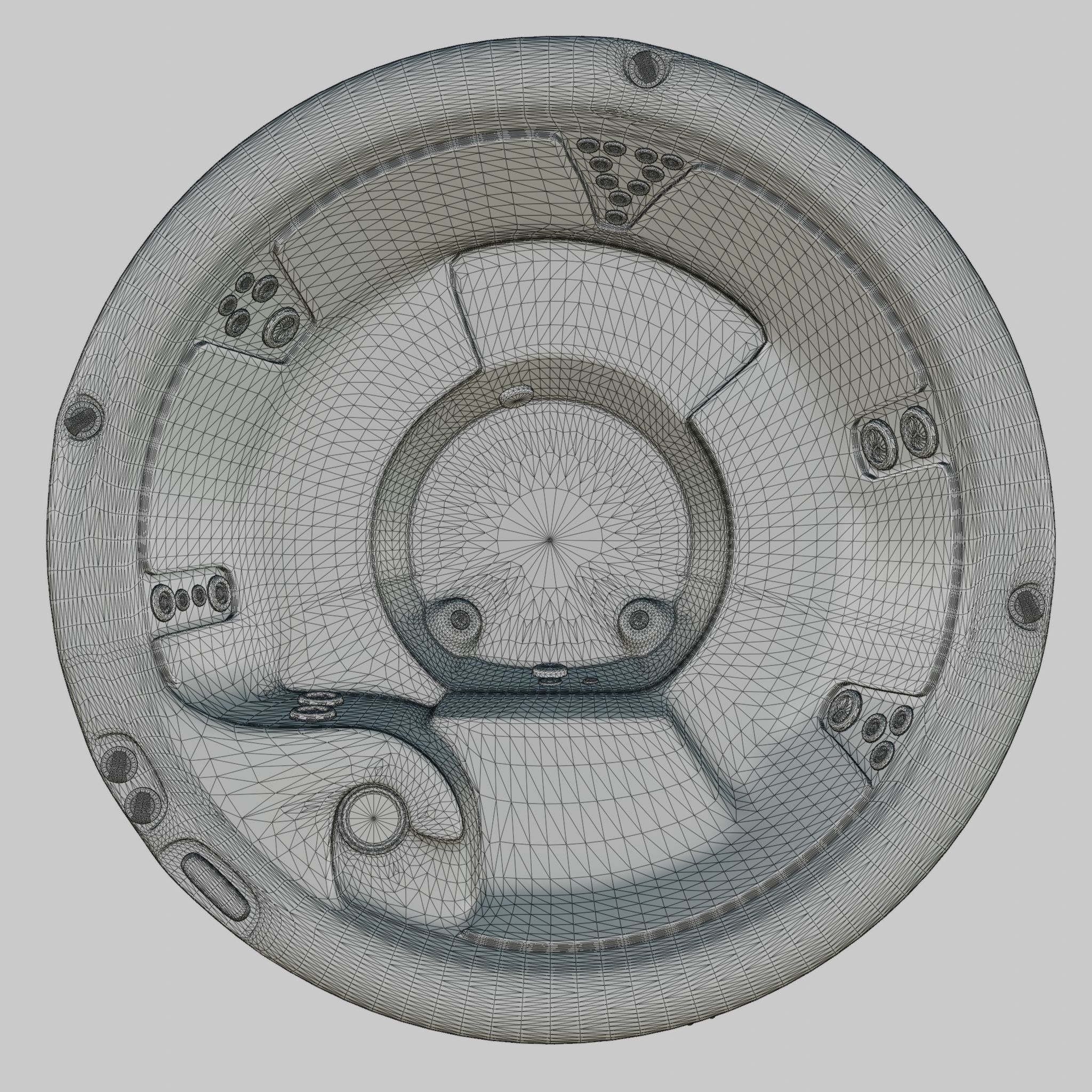 3D model of Hot Tub Jacuzzi Nordic Spas Crown XL Low-poly 3D model_7