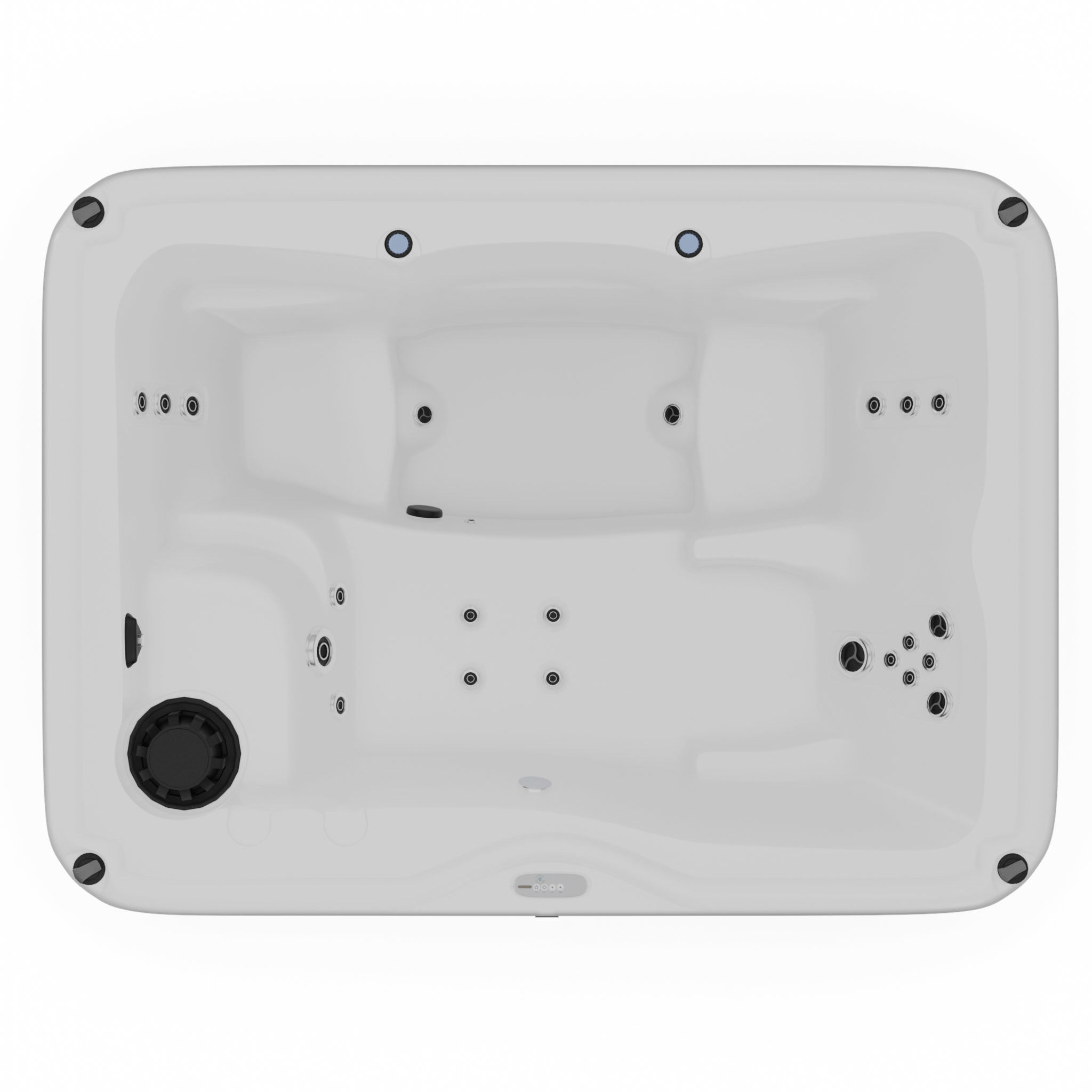 3D model of Hot Tub Jacuzzi Nordic Spas Stella SE Low-poly 3D model_3