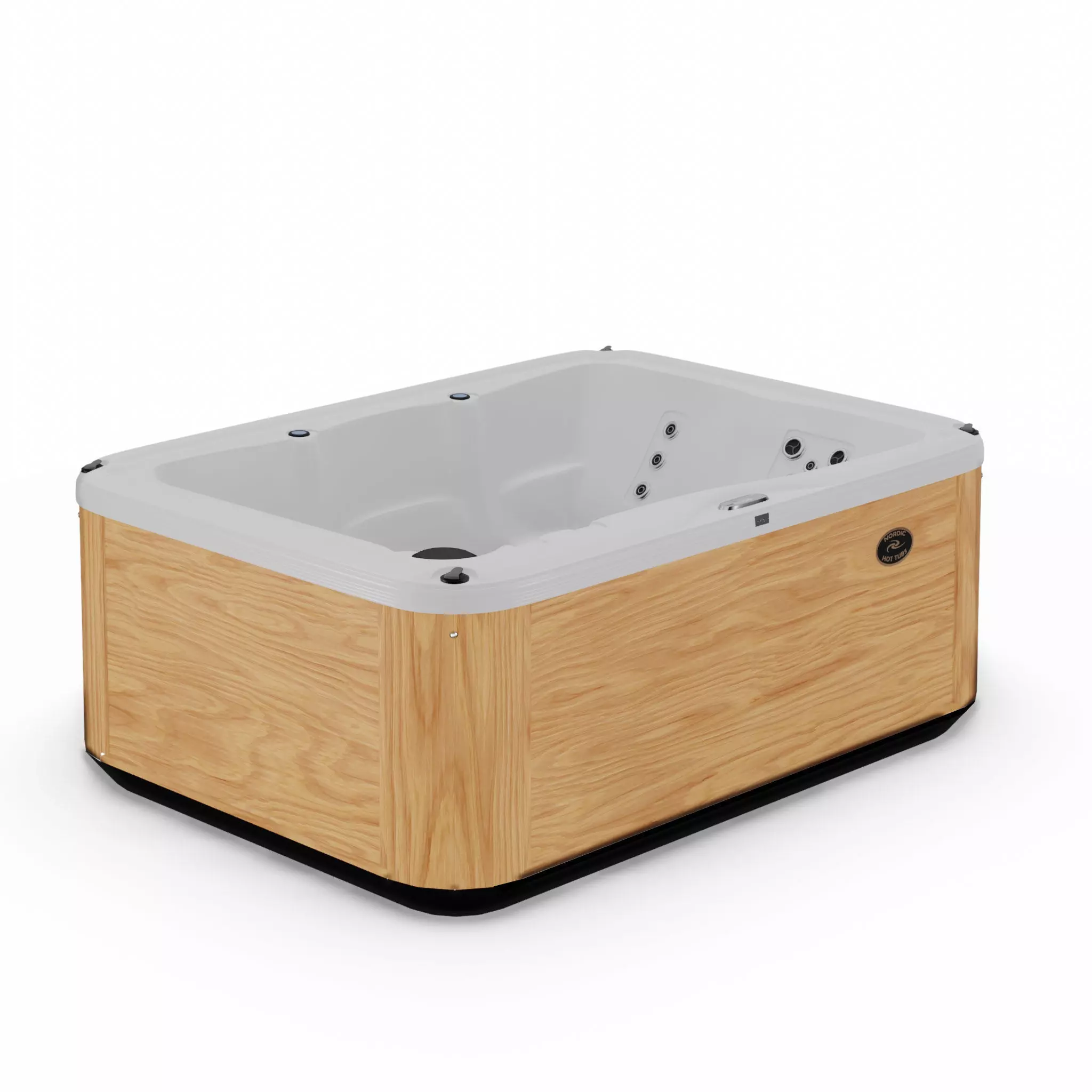 3D model of Hot Tub Jacuzzi Nordic Spas Stella SE Low-poly 3D model_0