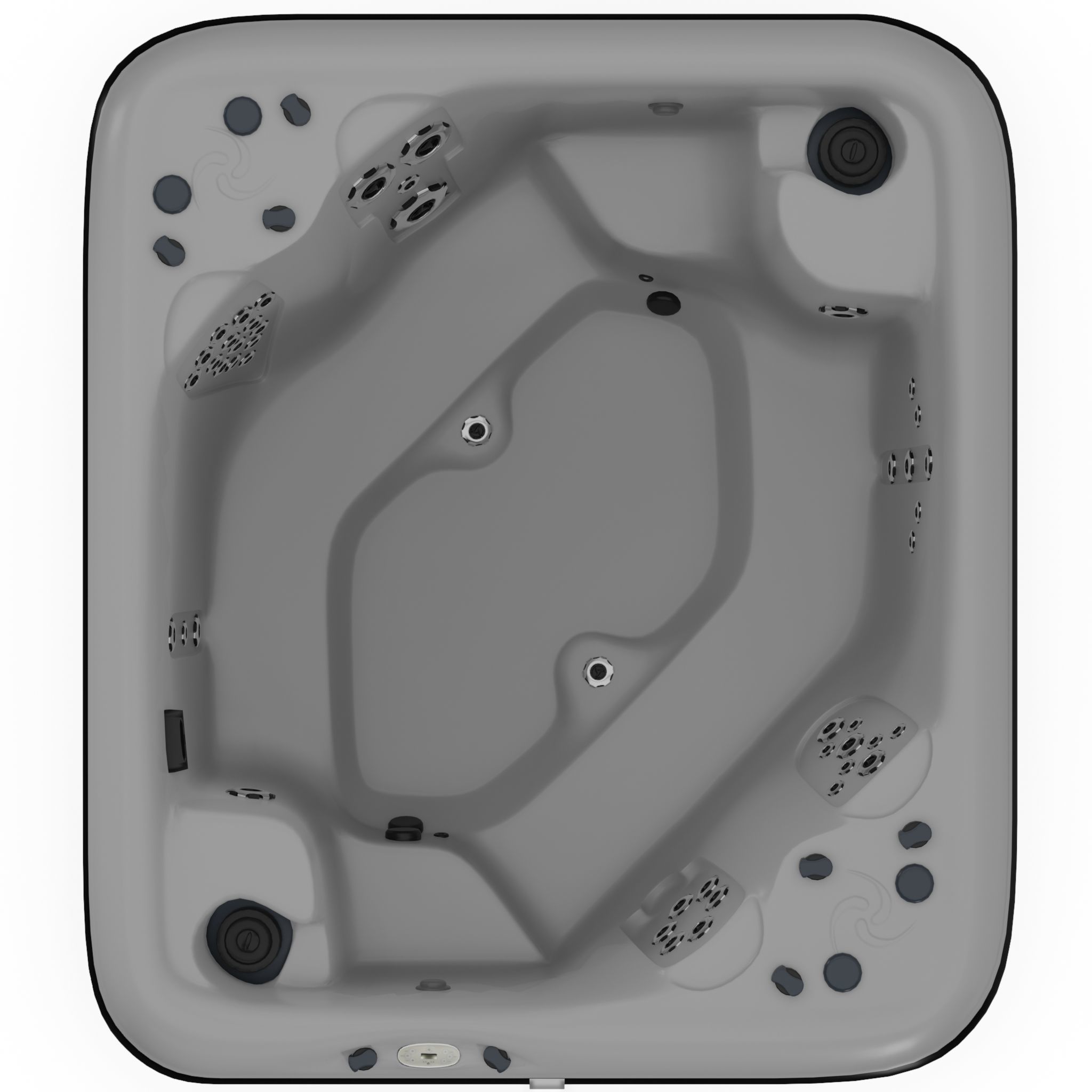 3D model of Hot Tub Jacuzzi Nordic Spas Rendezvous LS Low-poly 3D model_3