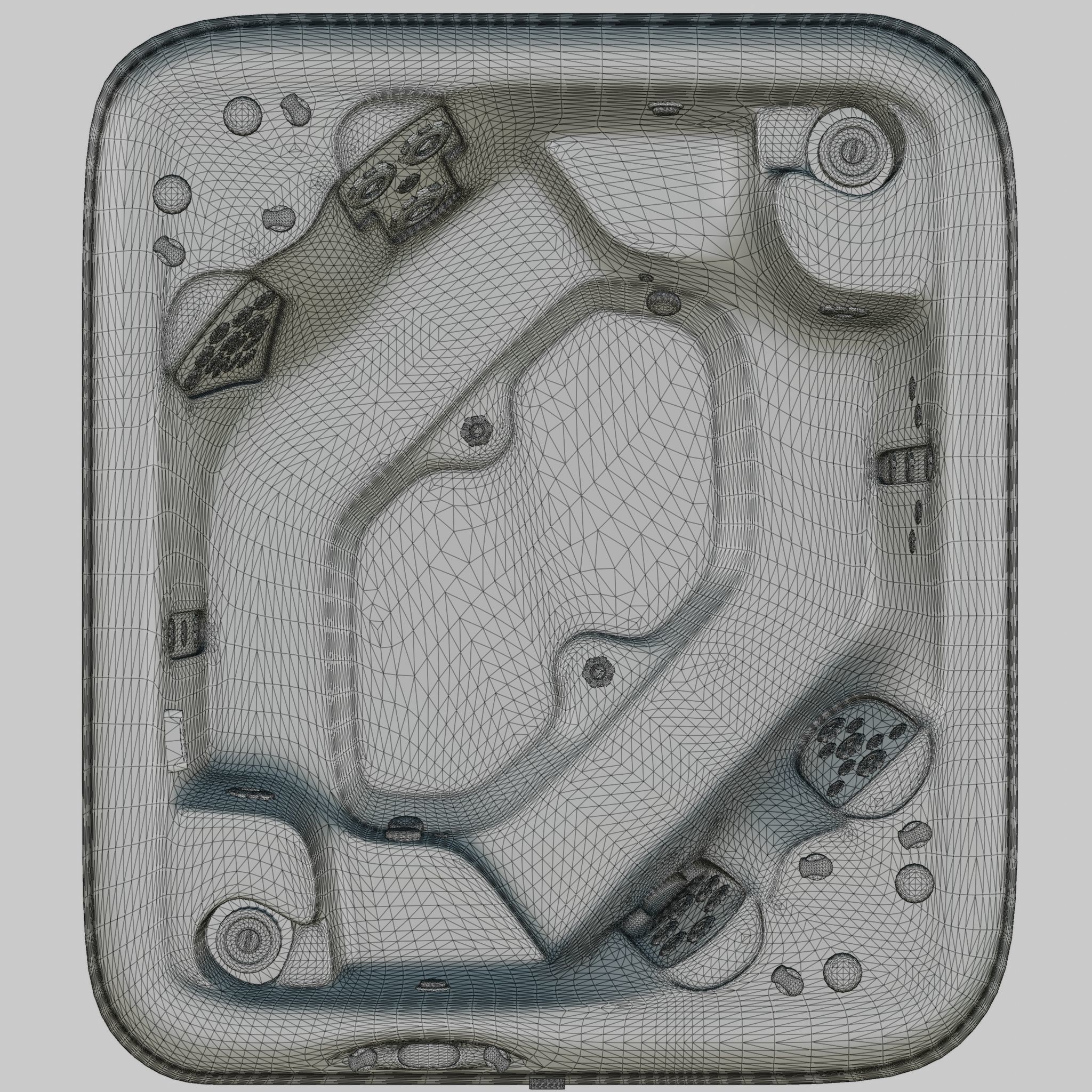 3D model of Hot Tub Jacuzzi Nordic Spas Rendezvous LS Low-poly 3D model_7