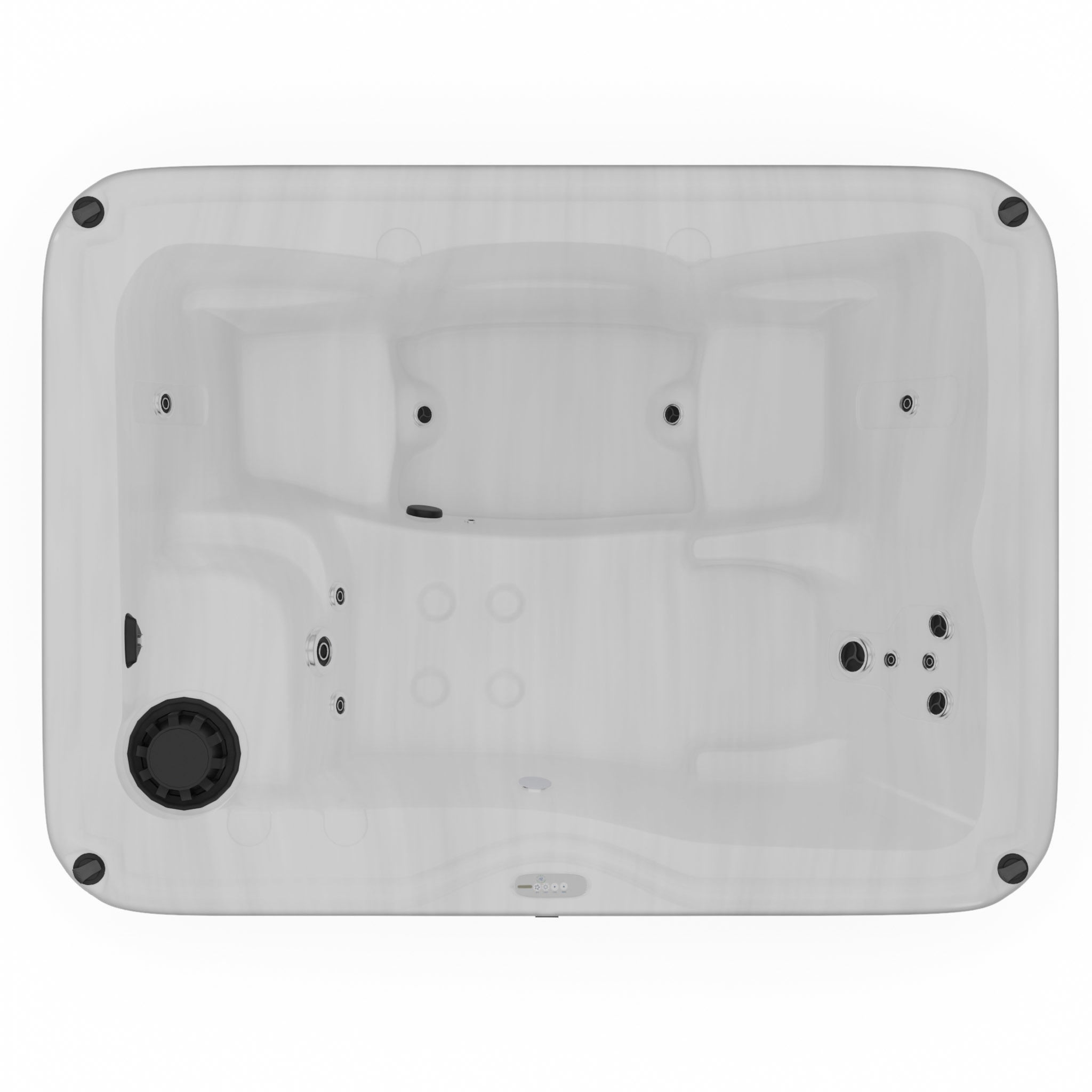 3D model of Hot Tub Jacuzzi Nordic Spas Stella-All-In-110V Low-poly 3D model_3