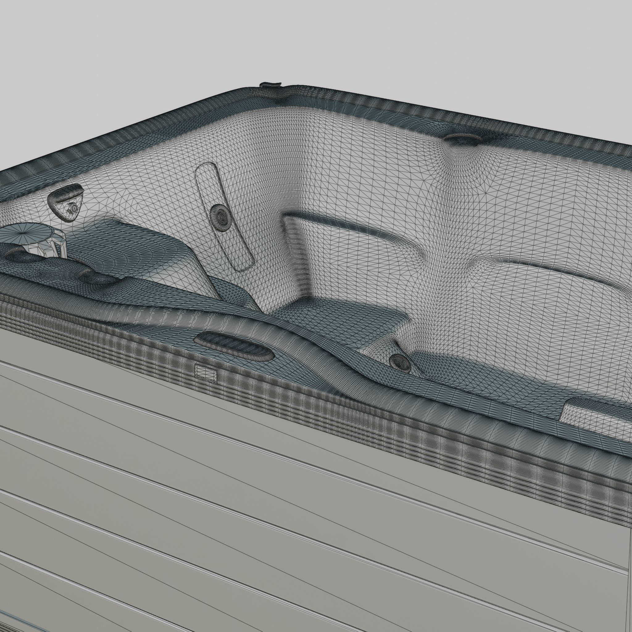 3D model of Hot Tub Jacuzzi Nordic Spas Stella-All-In-110V Low-poly 3D model_5