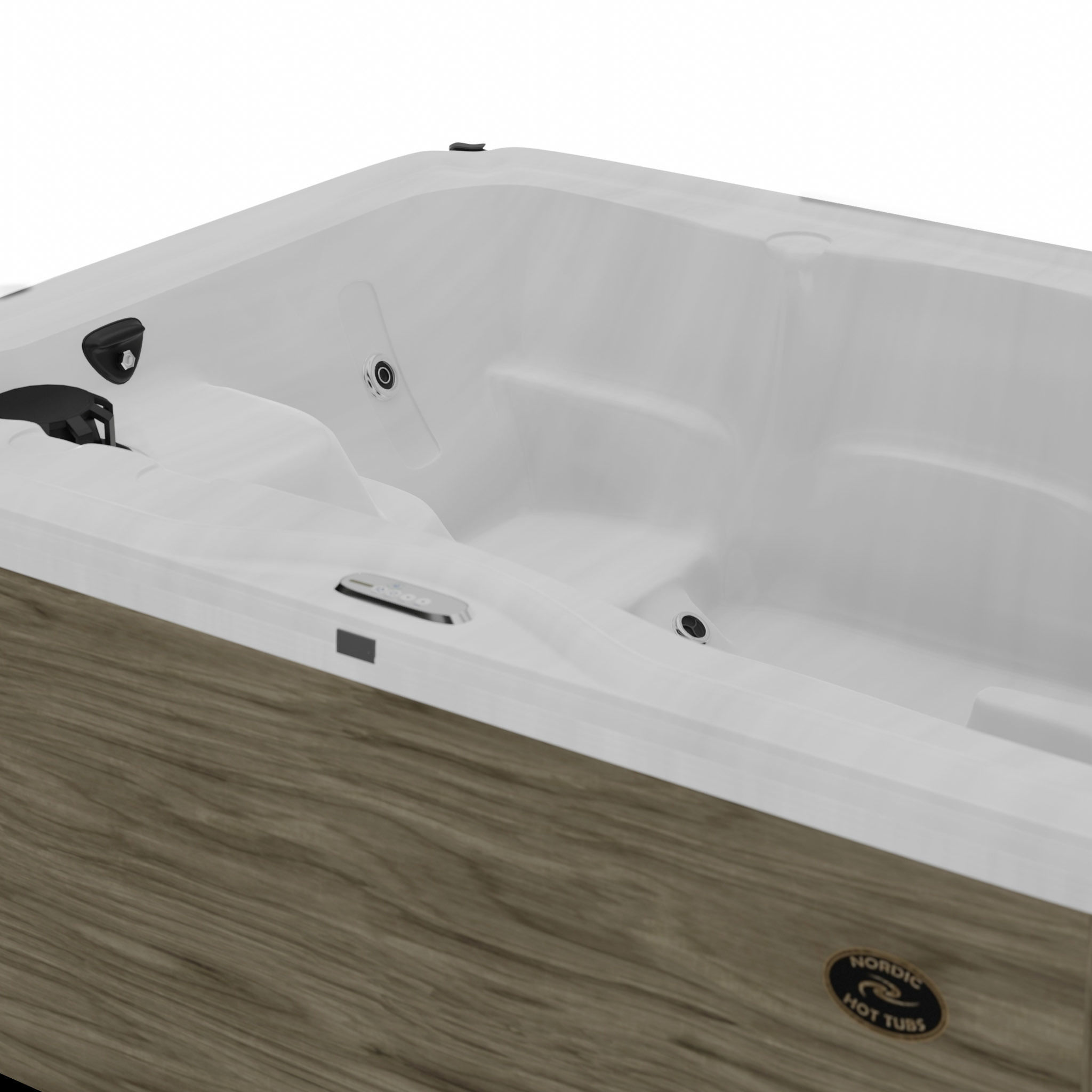 3D model of Hot Tub Jacuzzi Nordic Spas Stella-All-In-110V Low-poly 3D model_1