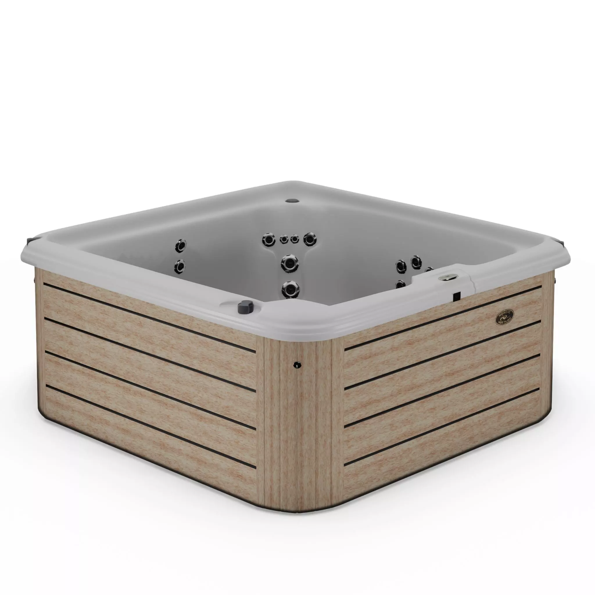 3D model of Hot Tub Jacuzzi Nordic Spas Escape LS Low-poly 3D model_0