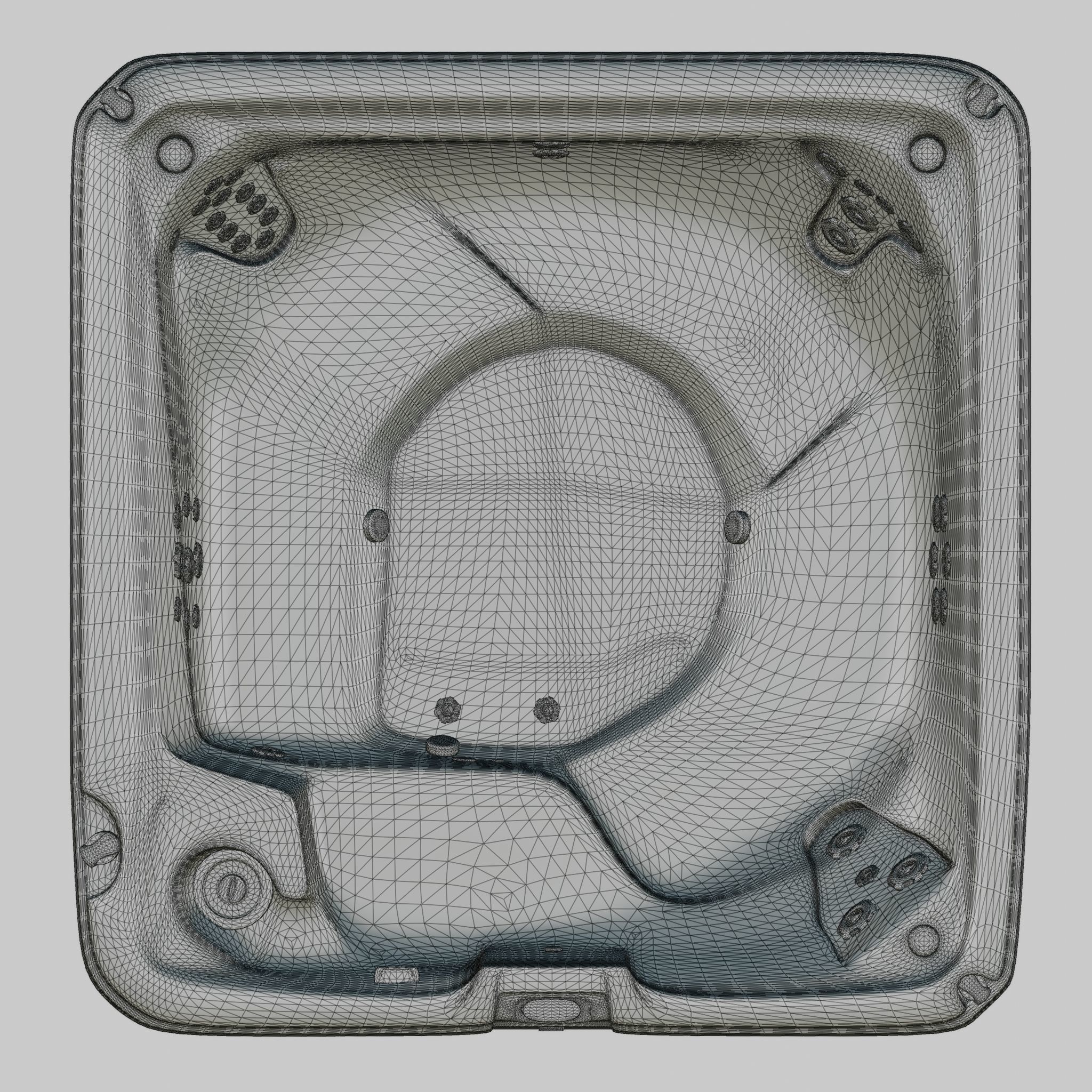 3D model of Hot Tub Jacuzzi Nordic Spas Escape LS Low-poly 3D model_7