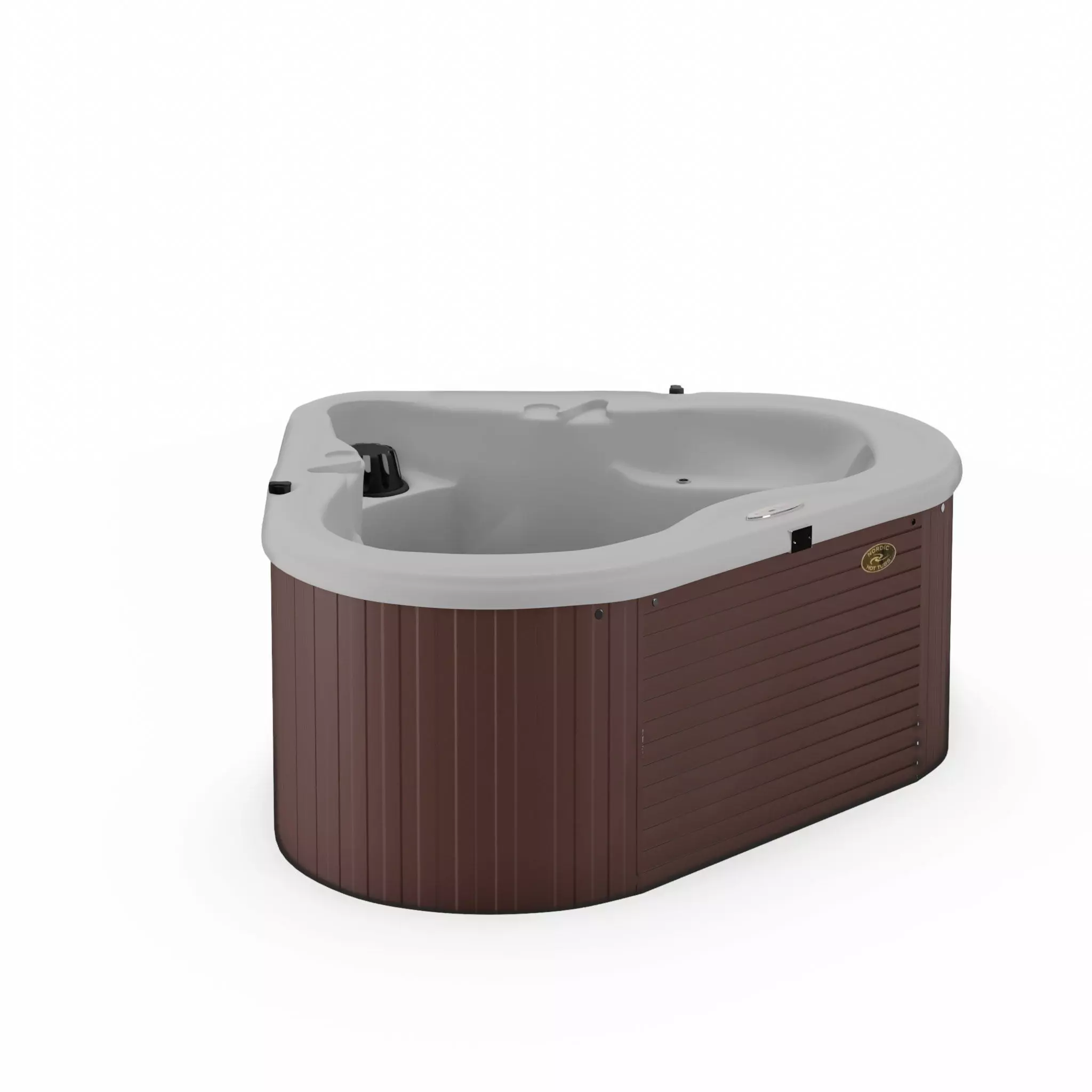 3D model of Hot Tub Jacuzzi Nordic Spas DAmour MS Low-poly 3D model_0