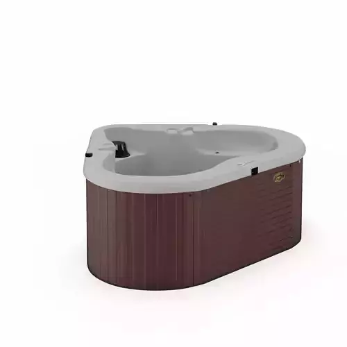 3D model of Hot Tub Jacuzzi Nordic Spas DAmour MS Low-poly 3D model