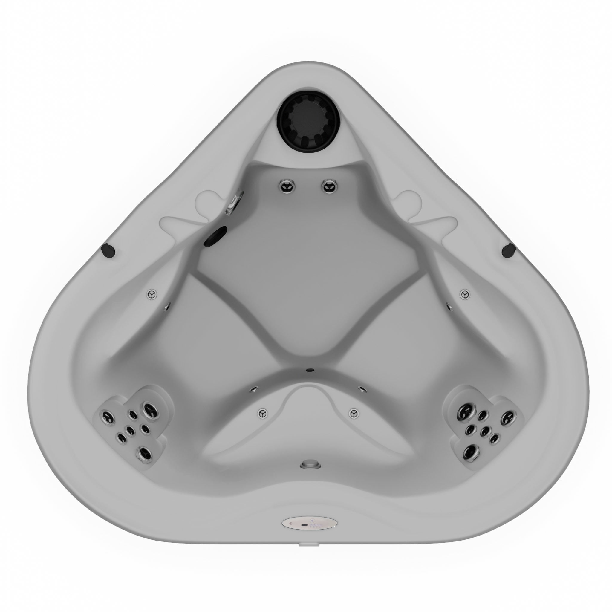 3D model of Hot Tub Jacuzzi Nordic Spas DAmour MS Low-poly 3D model_3