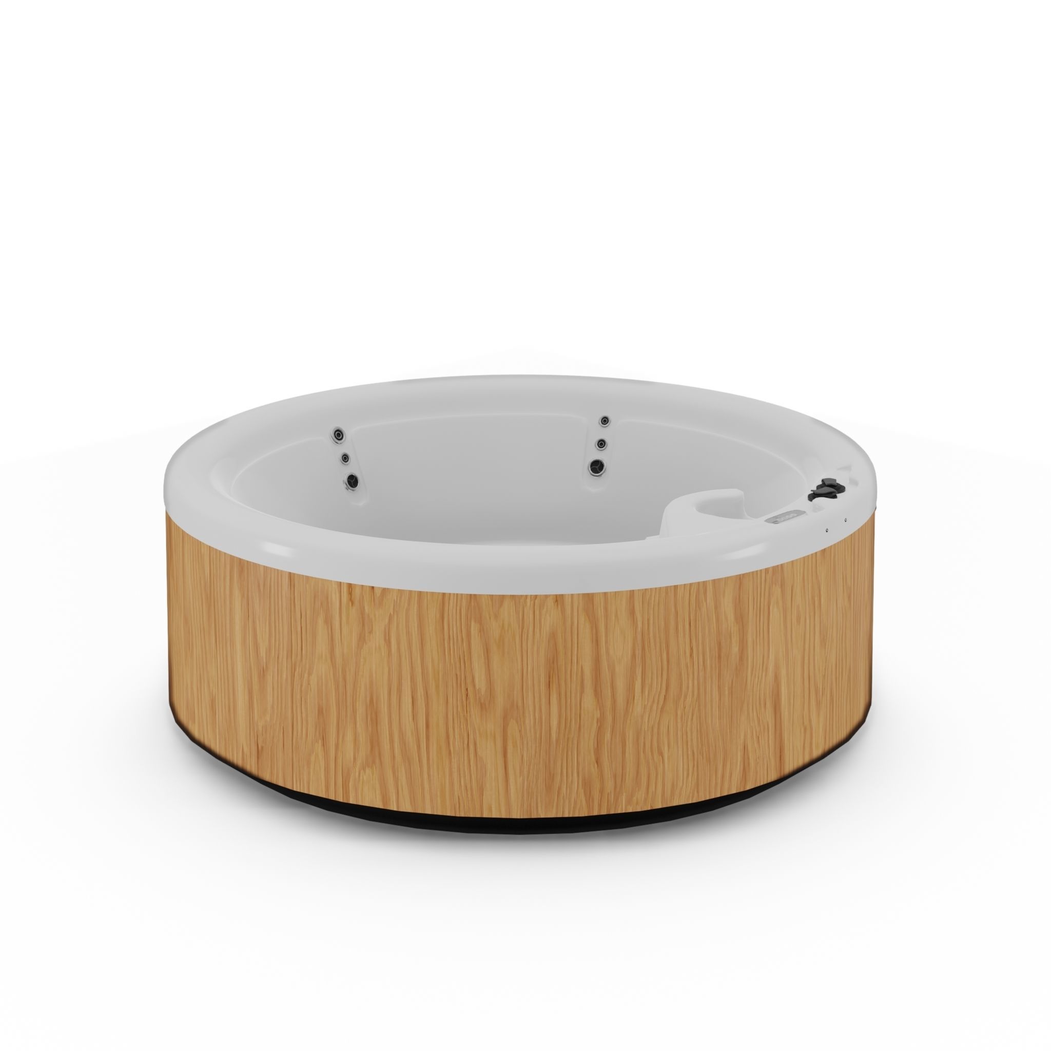 3D model of Hot Tub Jacuzzi Nordic Spas Impulse Low-poly 3D model_2