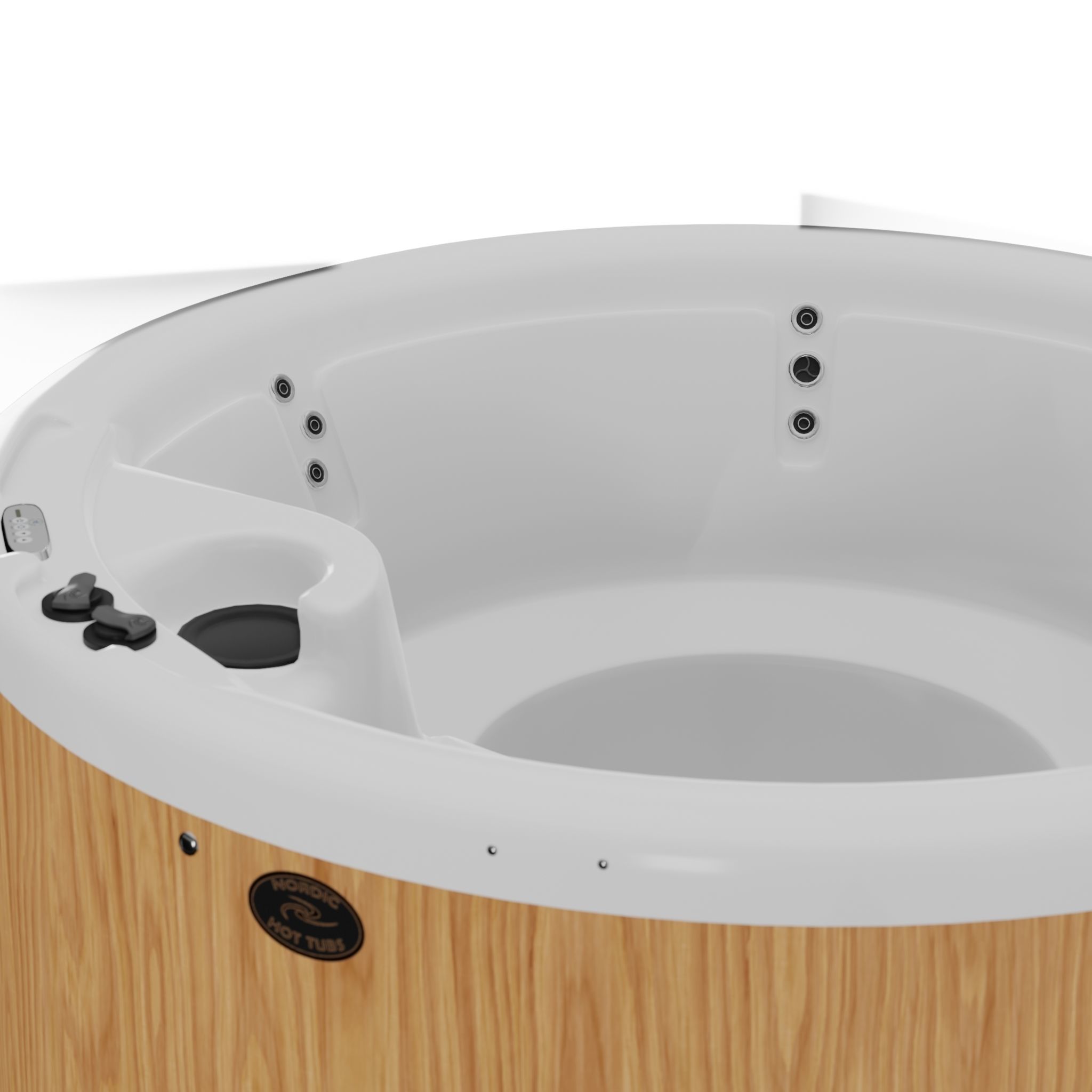 3D model of Hot Tub Jacuzzi Nordic Spas Impulse Low-poly 3D model_1