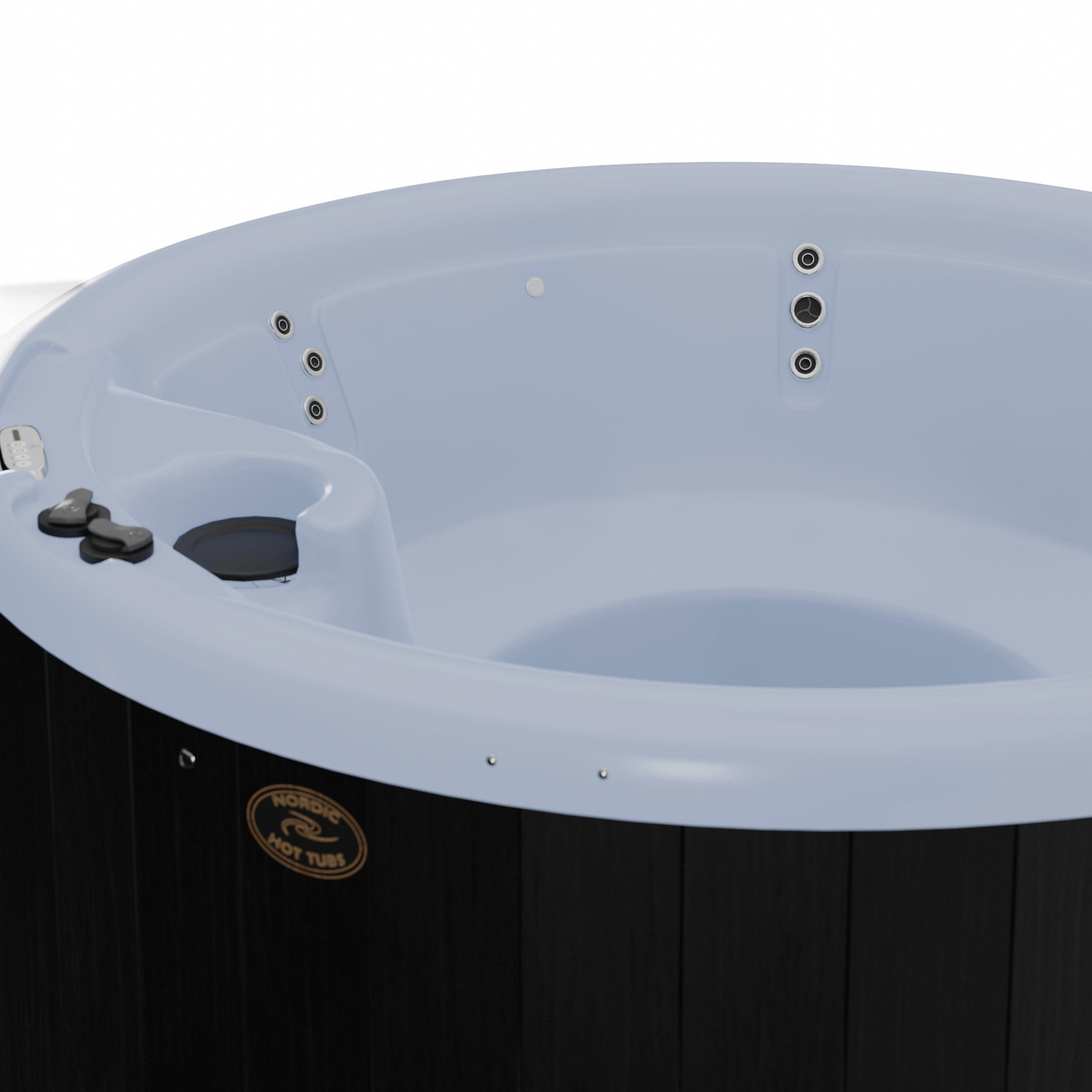 3D model of Hot Tub Jacuzzi Nordic Spas Impulse DP Low-poly 3D model_1