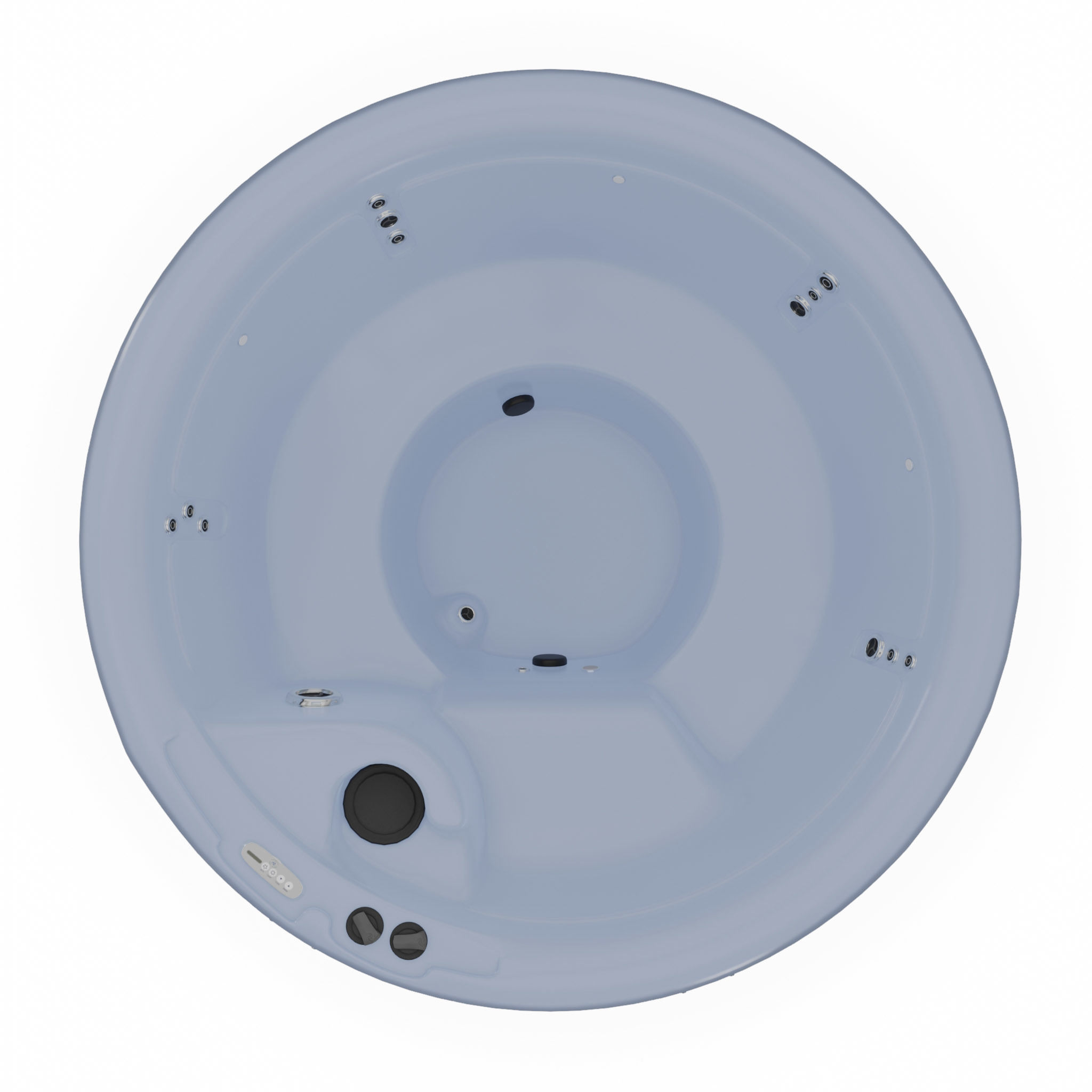 3D model of Hot Tub Jacuzzi Nordic Spas Impulse DP Low-poly 3D model_3