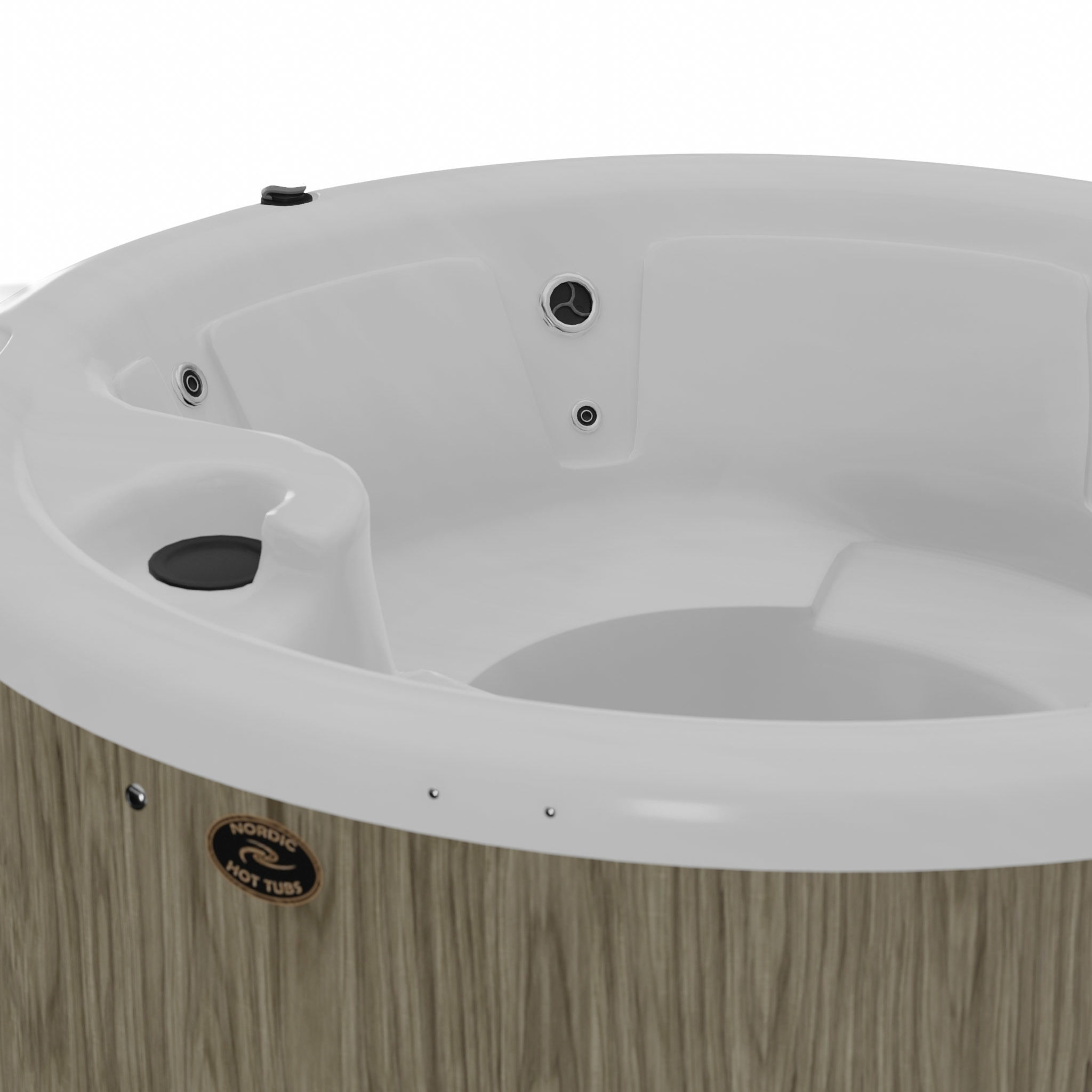 3D model of Hot Tub Jacuzzi Nordic Spas Warrior XL All-In-110V Low-poly 3D model_1