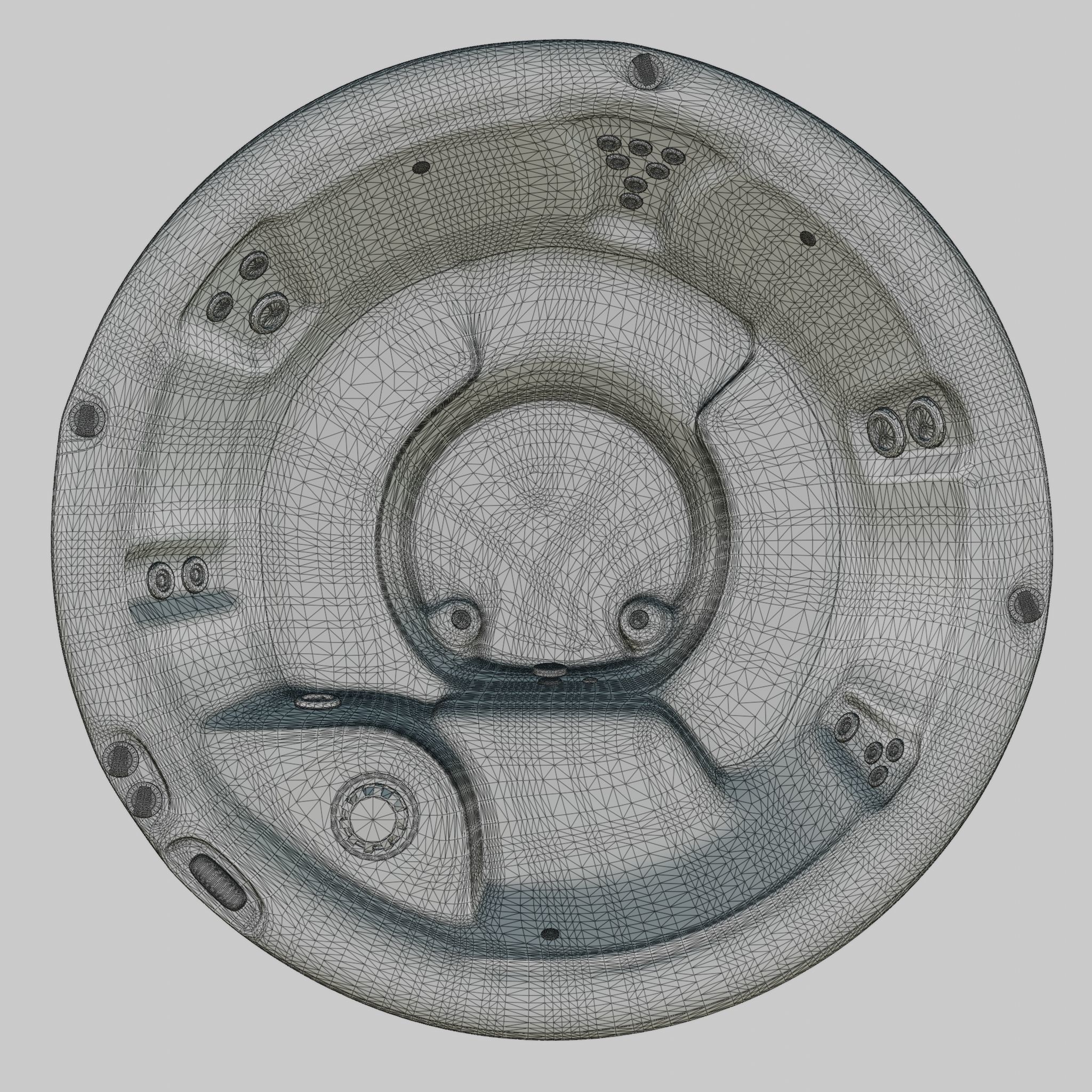 3D model of Hot Tub Jacuzzi Nordic Spas Crown Low-poly 3D model_7