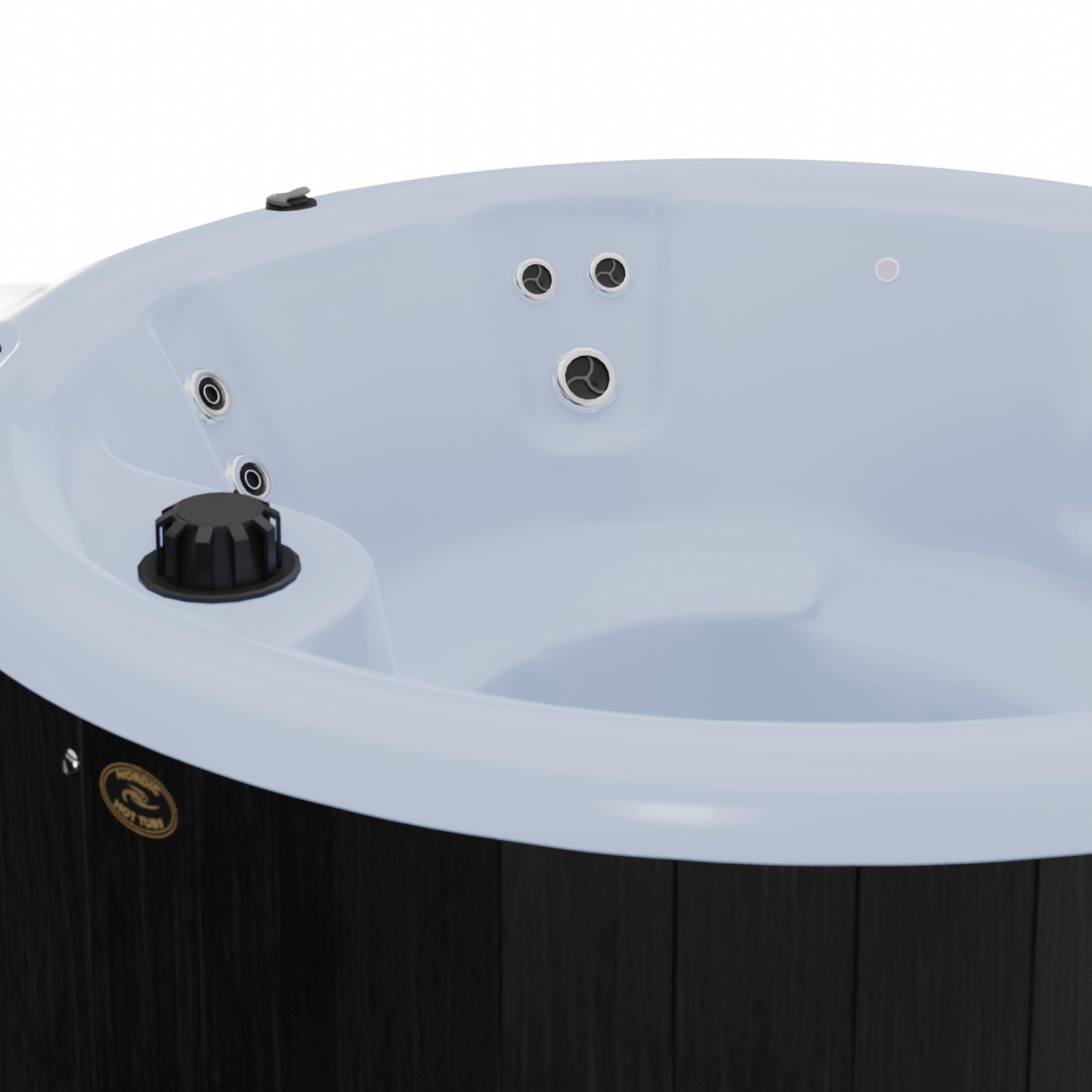 3D model of Hot Tub Jacuzzi Nordic Spas Crown Low-poly 3D model_1