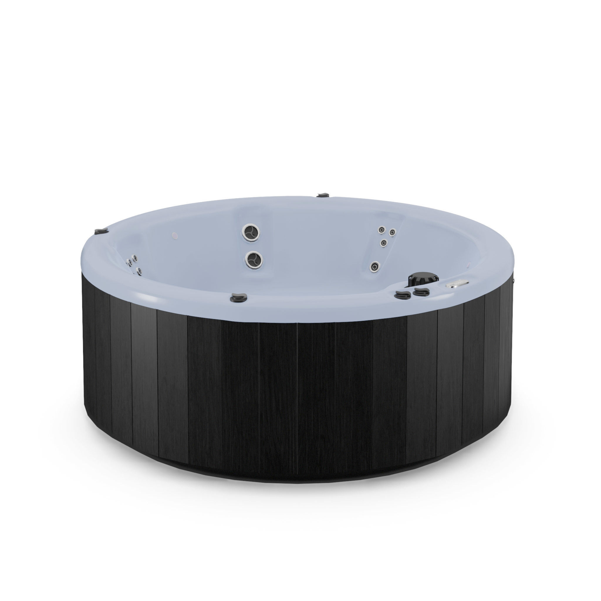 3D model of Hot Tub Jacuzzi Nordic Spas Crown Low-poly 3D model_2