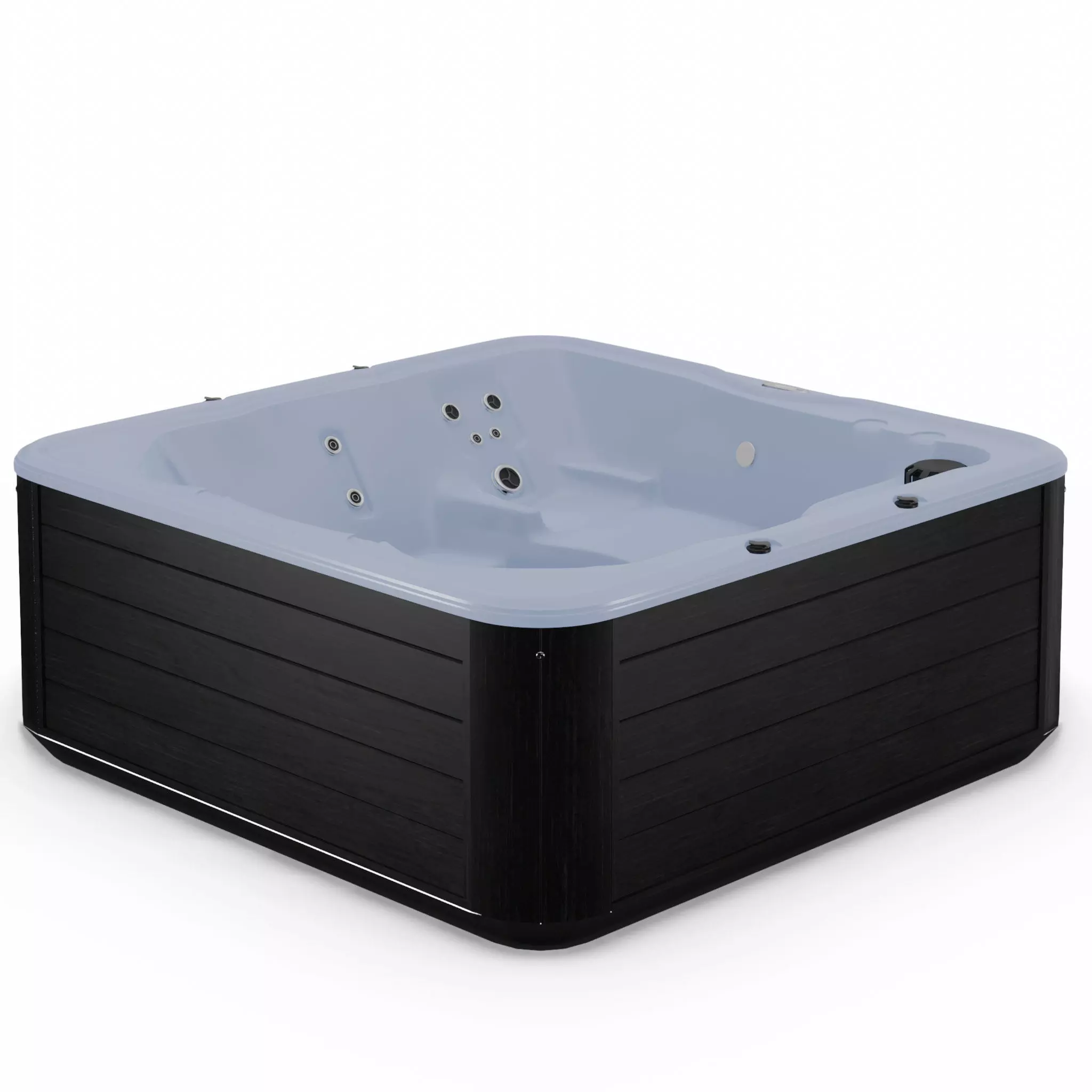 3D model of Hot Tub Jacuzzi Nordic Spas Encore SE Low-poly 3D model_0