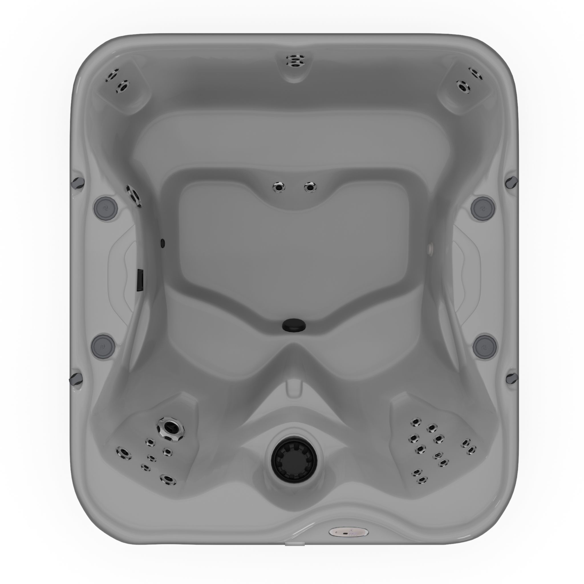 3D model of Hot Tub Jacuzzi Nordic Spas Retreat SE Low-poly 3D model_3