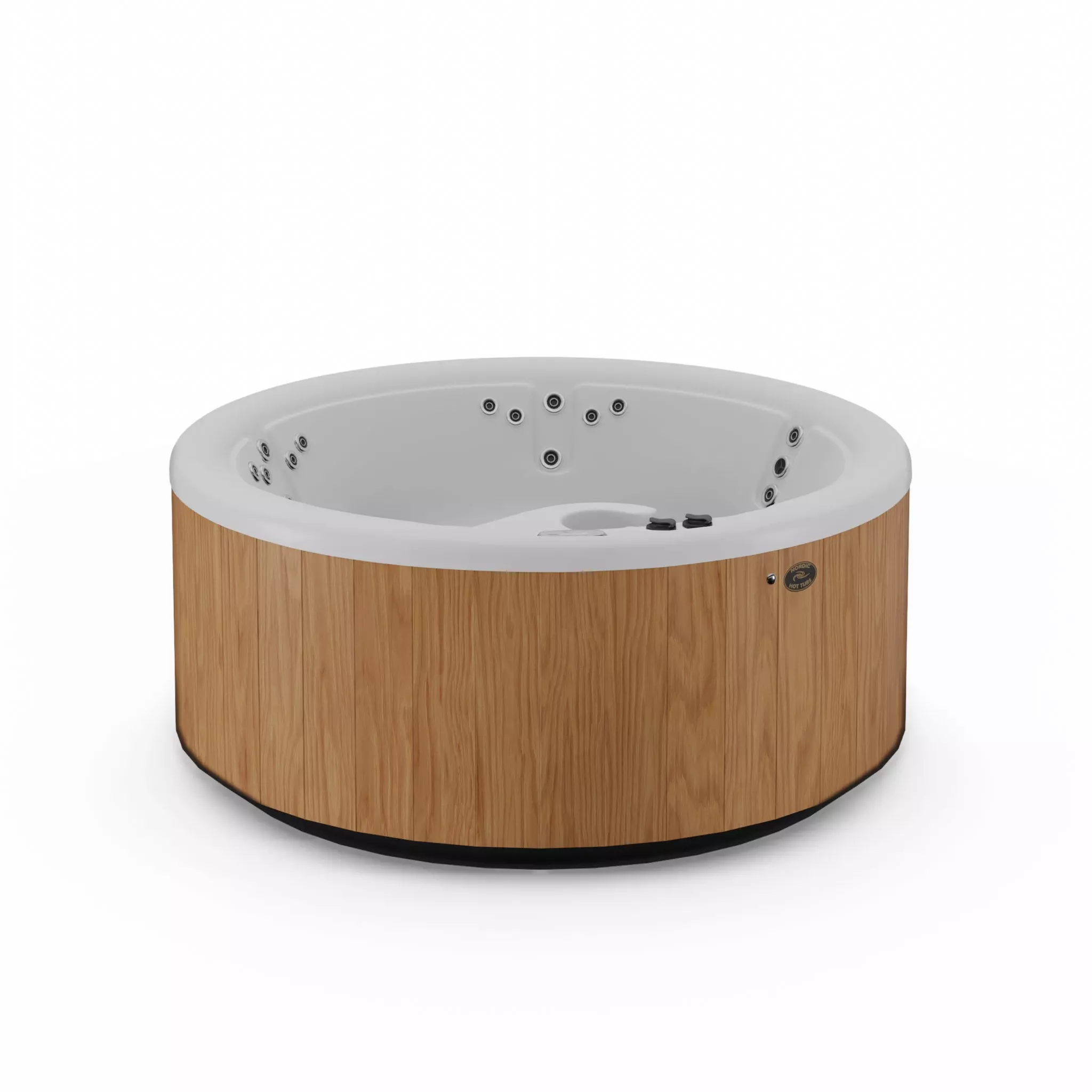 3D model of Hot Tub Jacuzzi Nordic Spas Crown II Low-poly 3D model_0