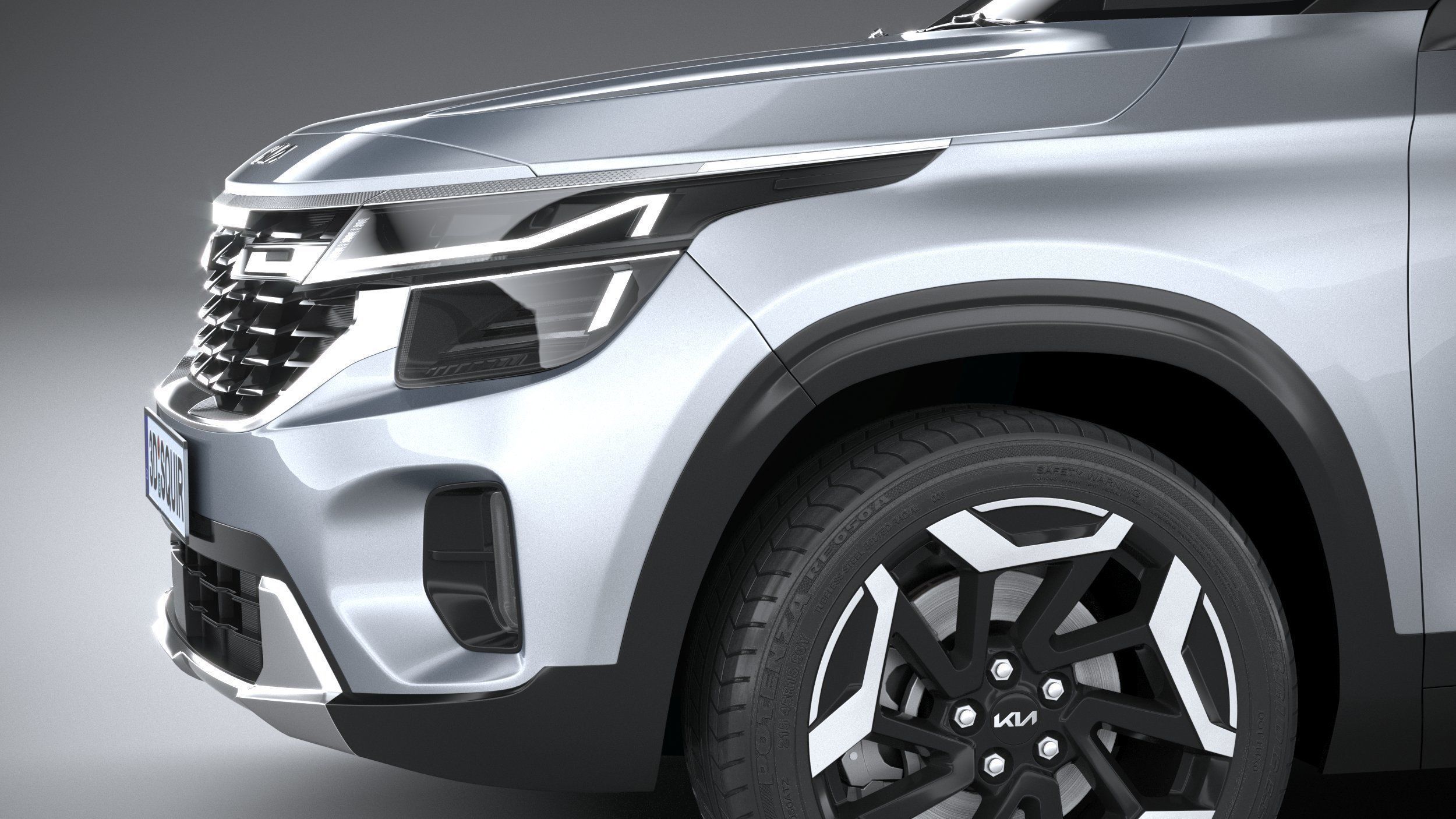 Kia Seltos 2024 3D model_3