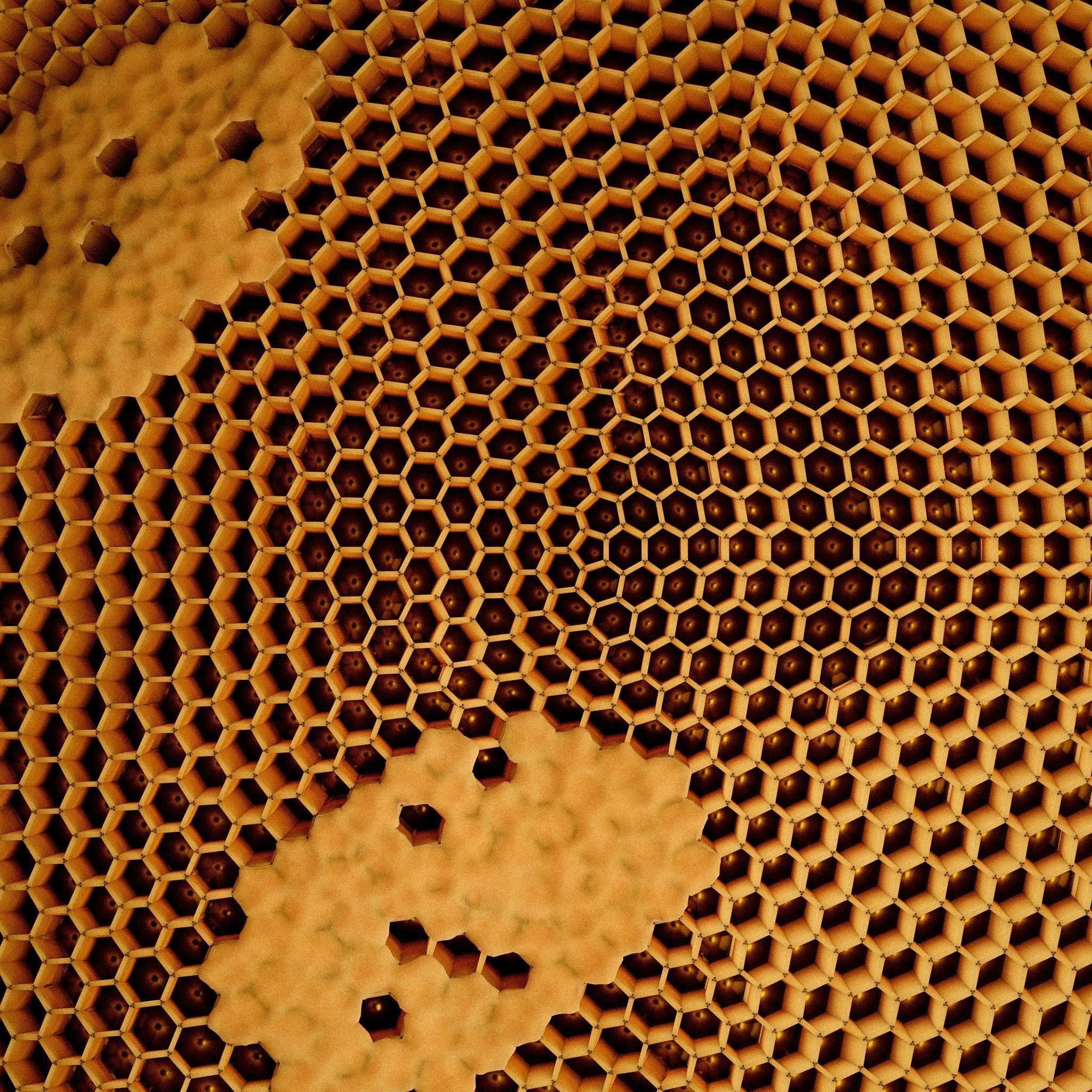 Procedural Beehive 3D model_6