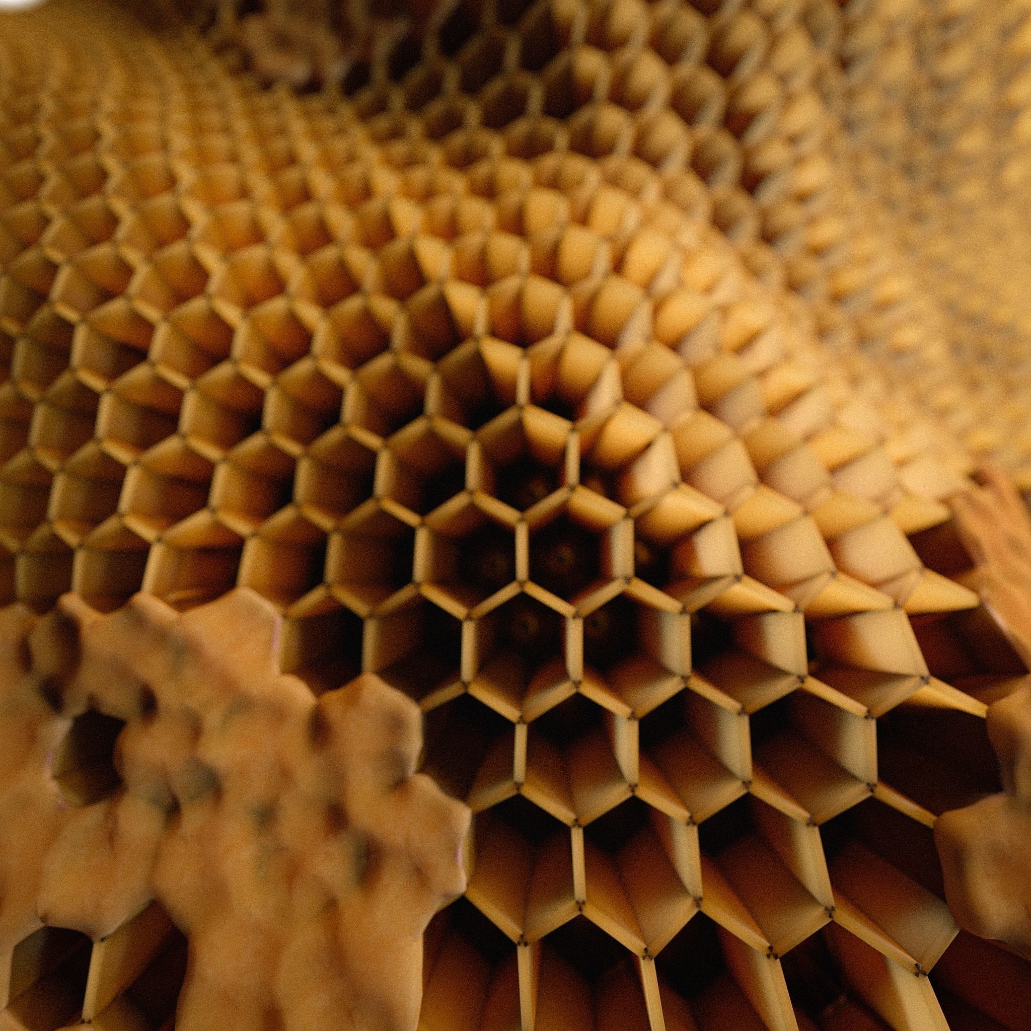 Procedural Beehive 3D model_13