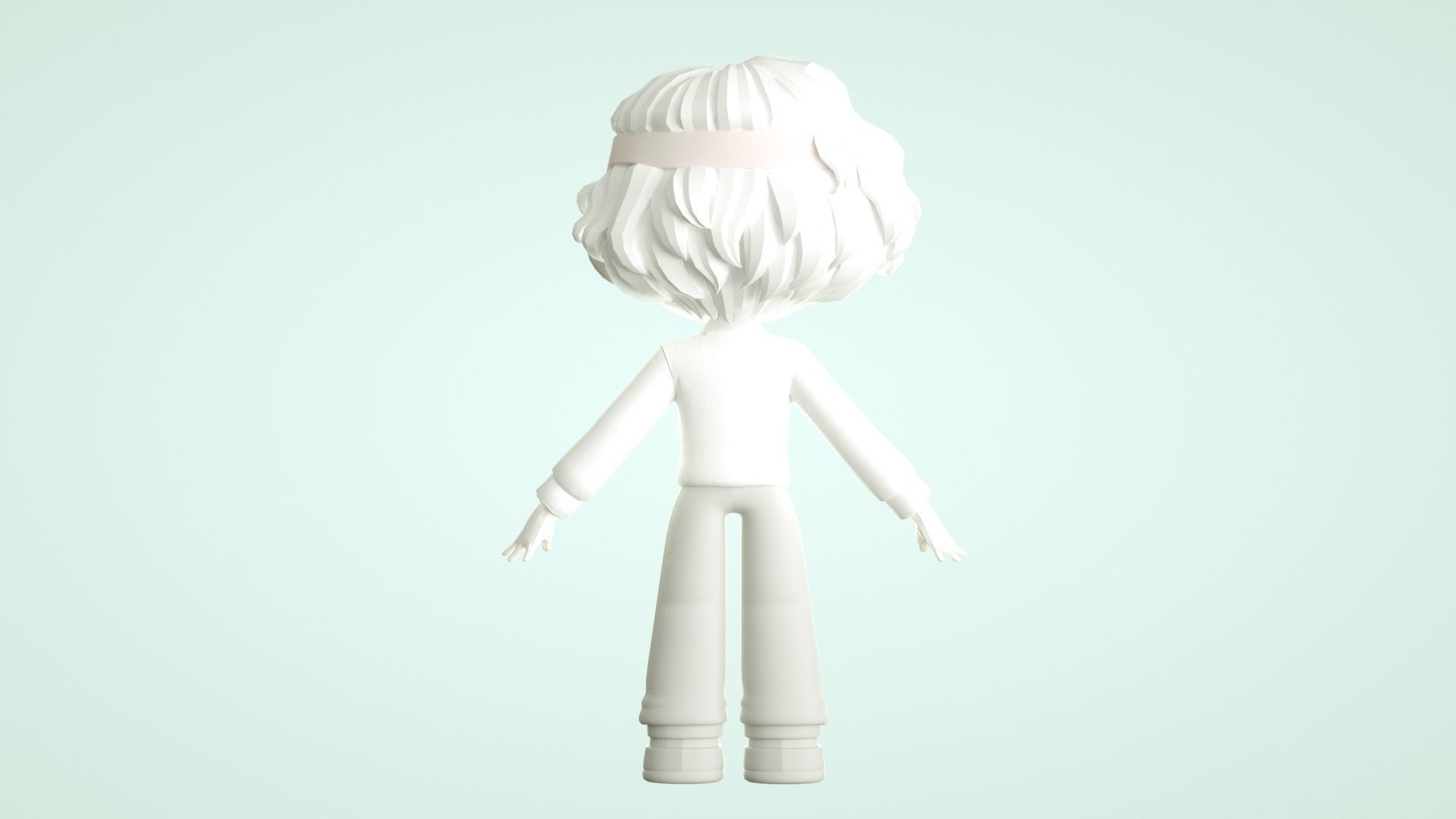 cartoon boy 3D model_15