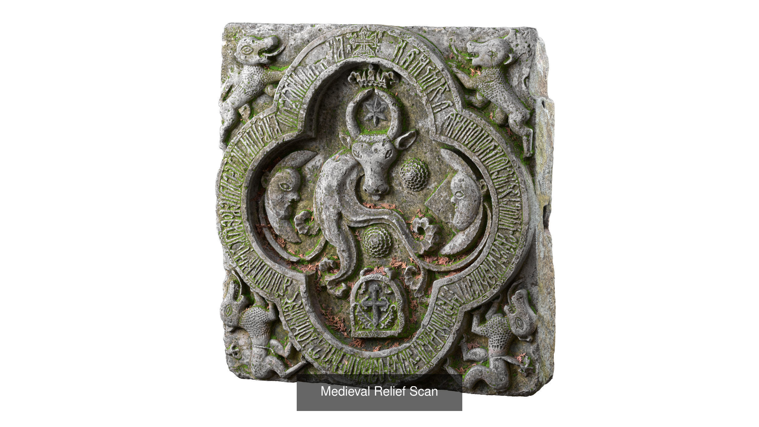 10 Medieval Reliefs 3D Model Collection_2