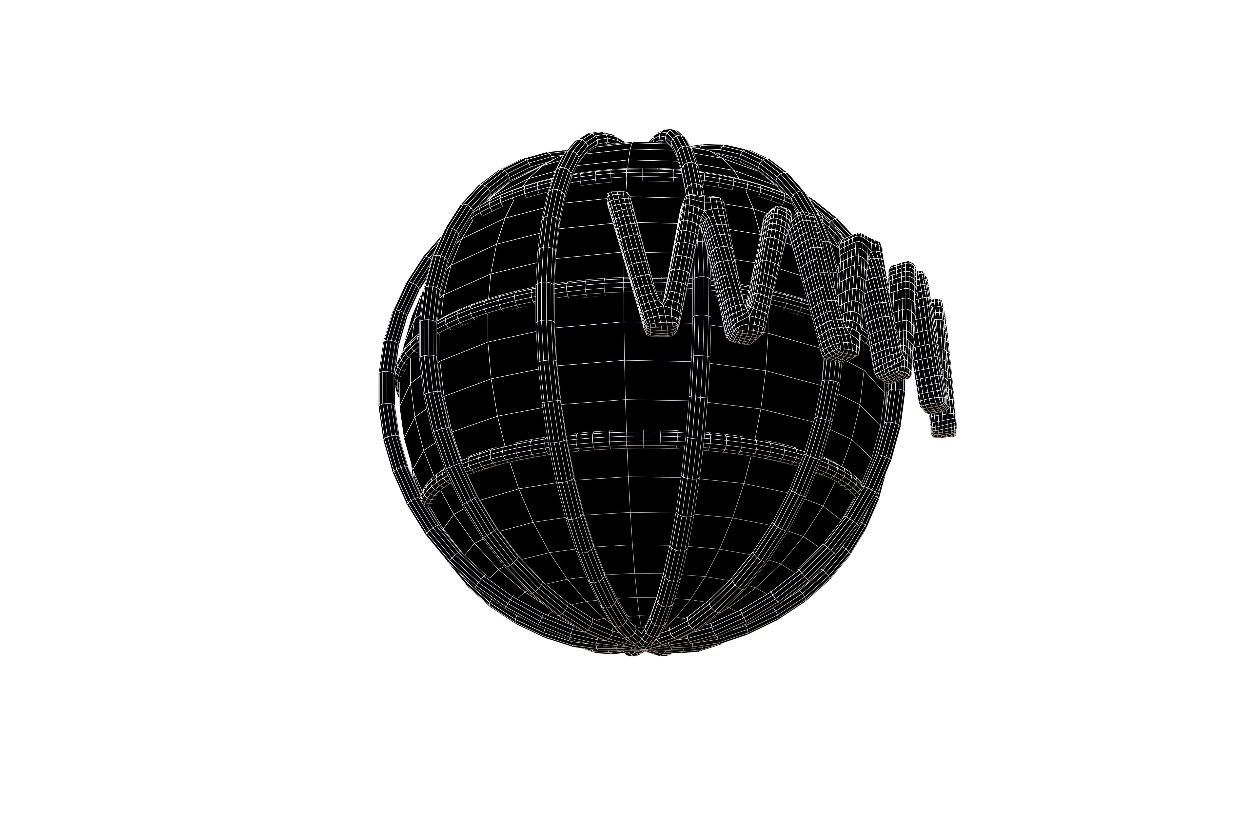 WWW Icon v2 001 Low-poly 3D model_7