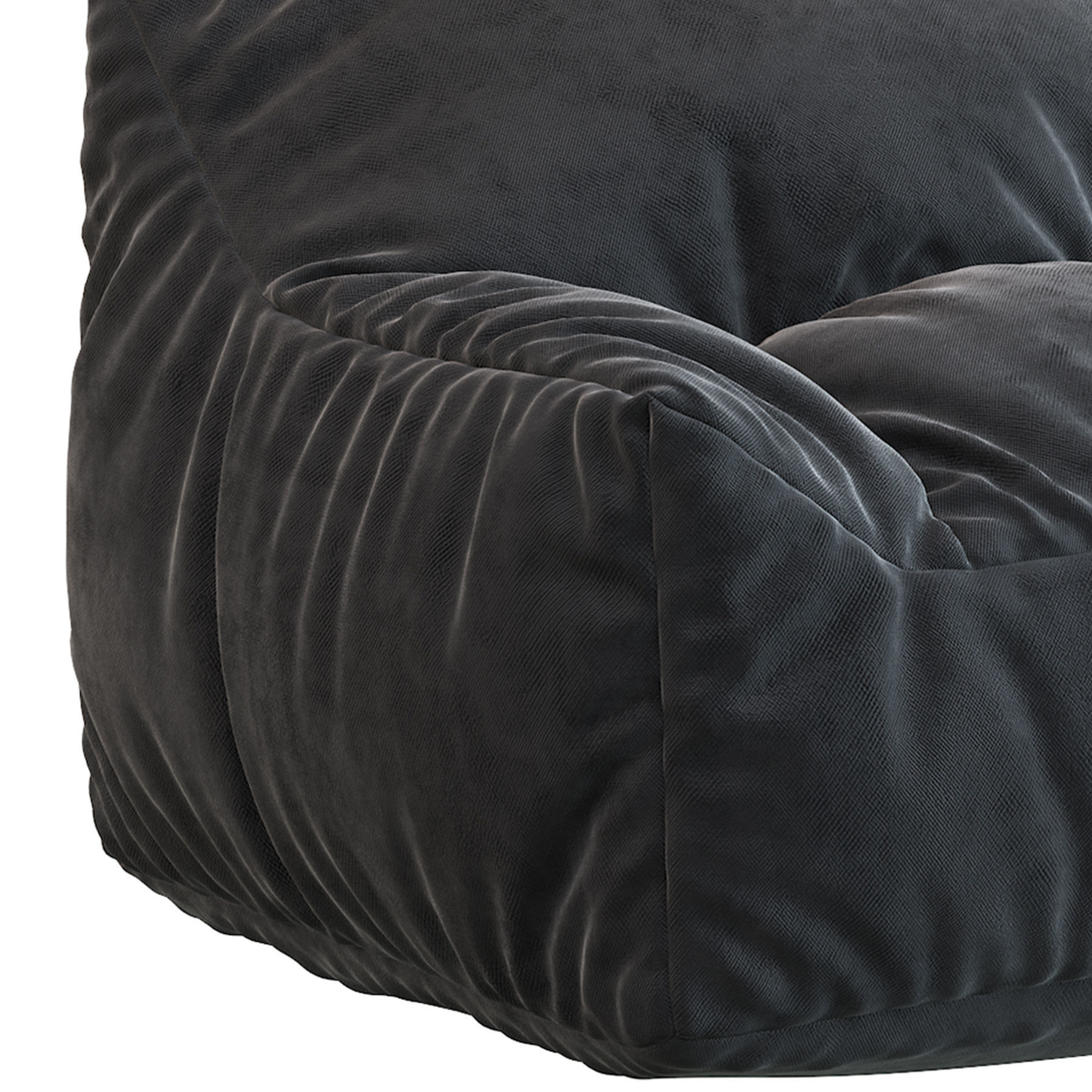 Big Joe Lux Large Bean Bag Chair and Lounger 3D model_5