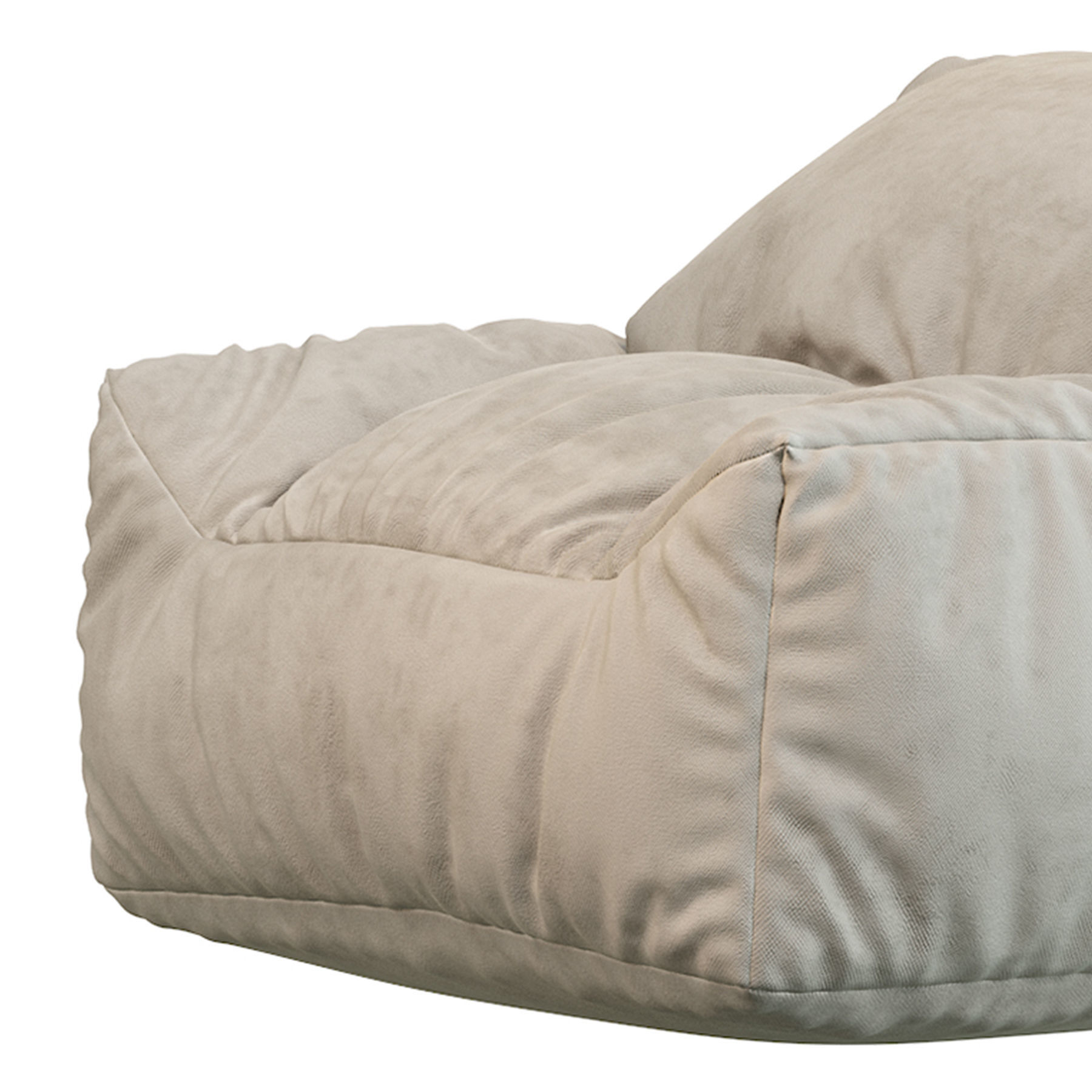 Big Joe Lux Large Bean Bag Chair and Lounger 3D model_22