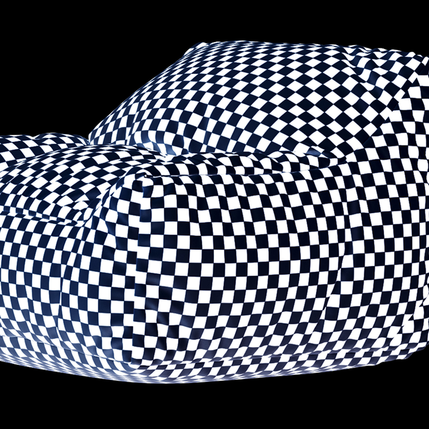 Big Joe Lux Large Bean Bag Chair and Lounger 3D model_24