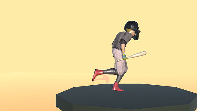 Baseball Actions 3D model