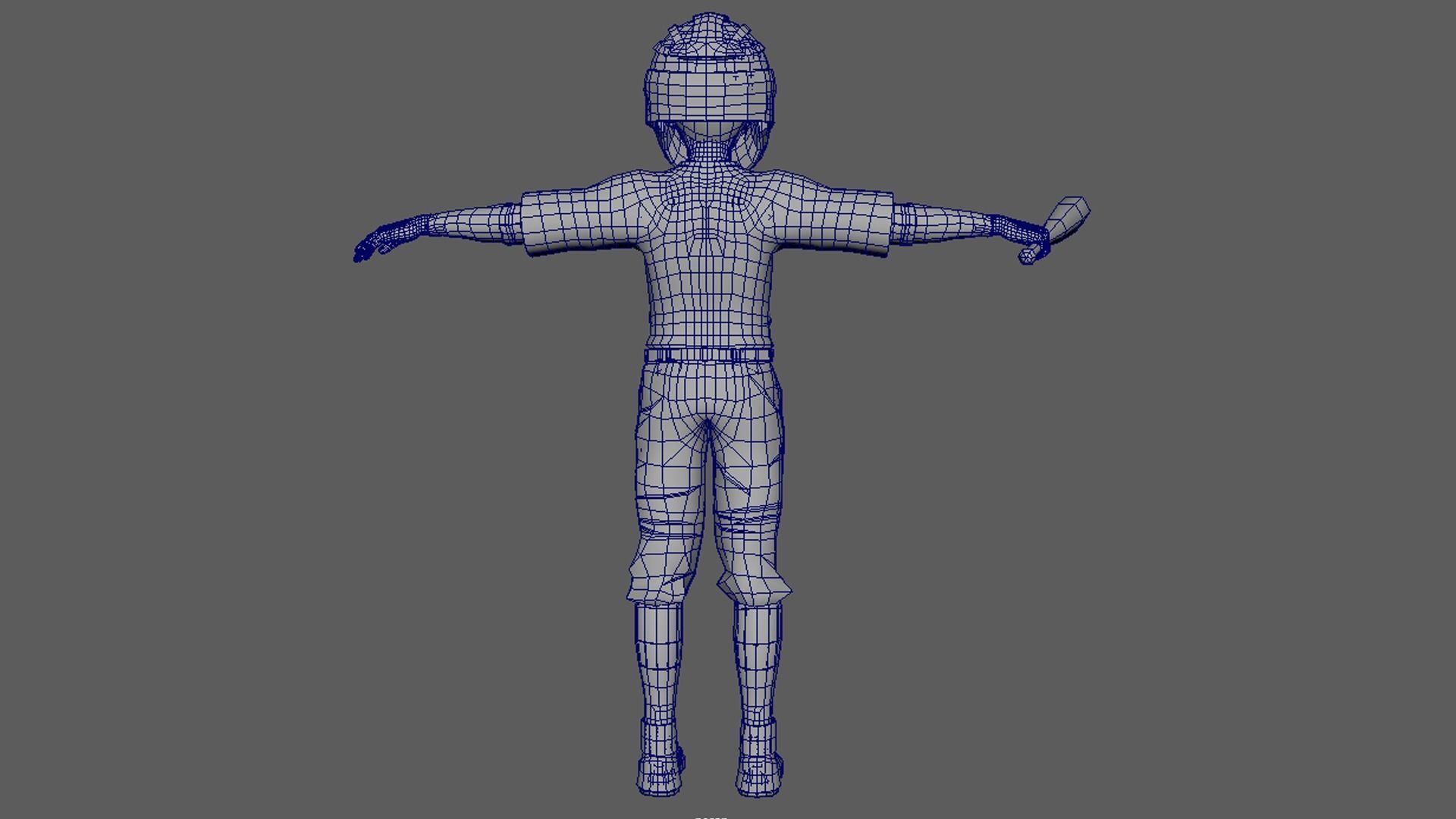 Baseball Actions 3D model_18