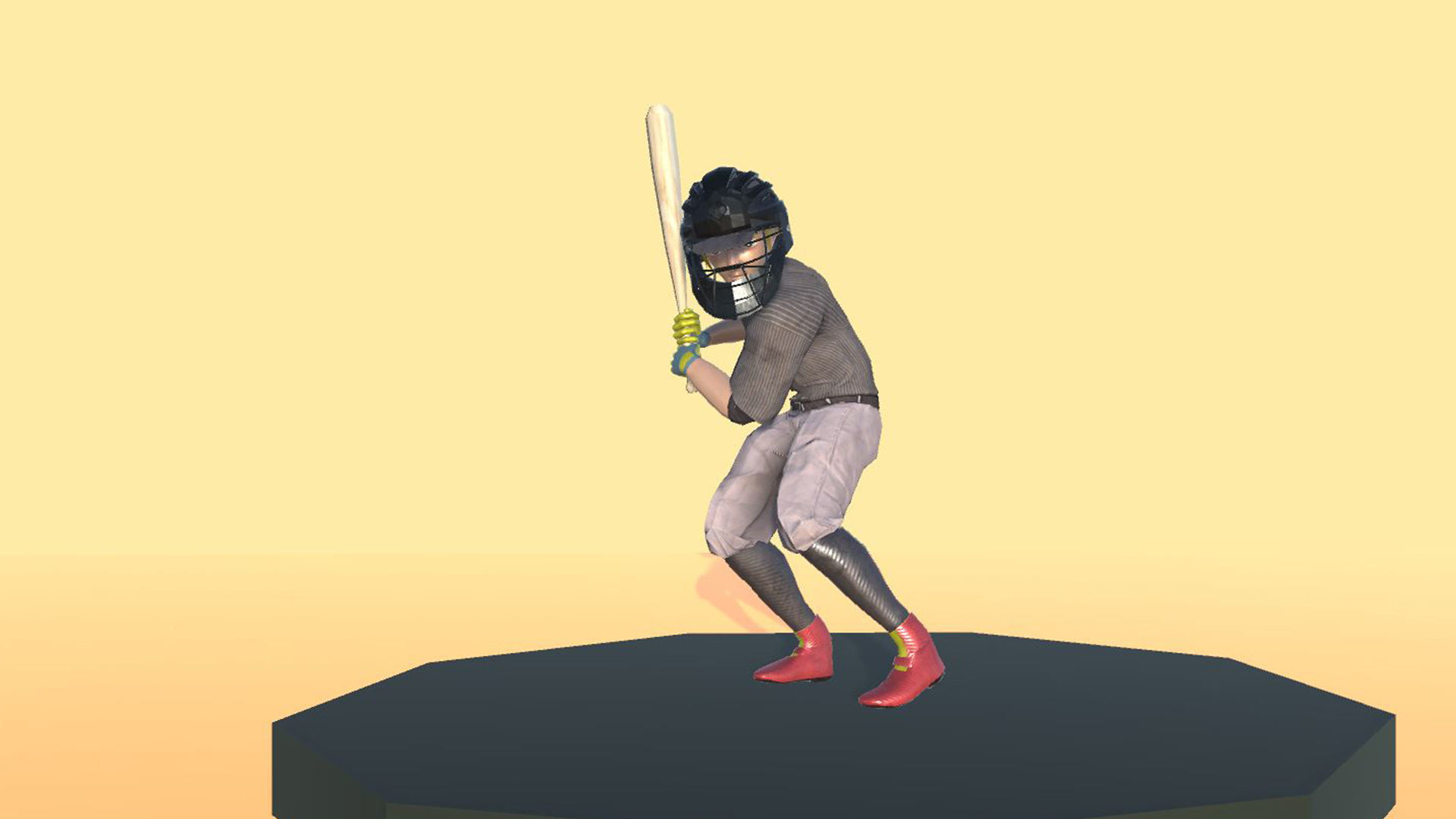 Baseball Actions 3D model_12