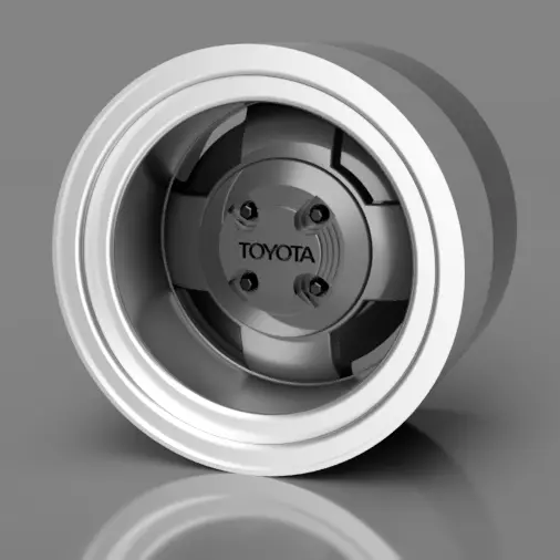 1 24 Scale 14 Inch Toyota AE85 AE86 OEM Wheels 3D print model