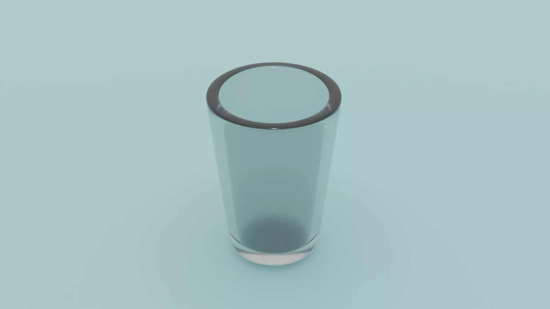 3D Realistic Glass of water Free 3D model_0