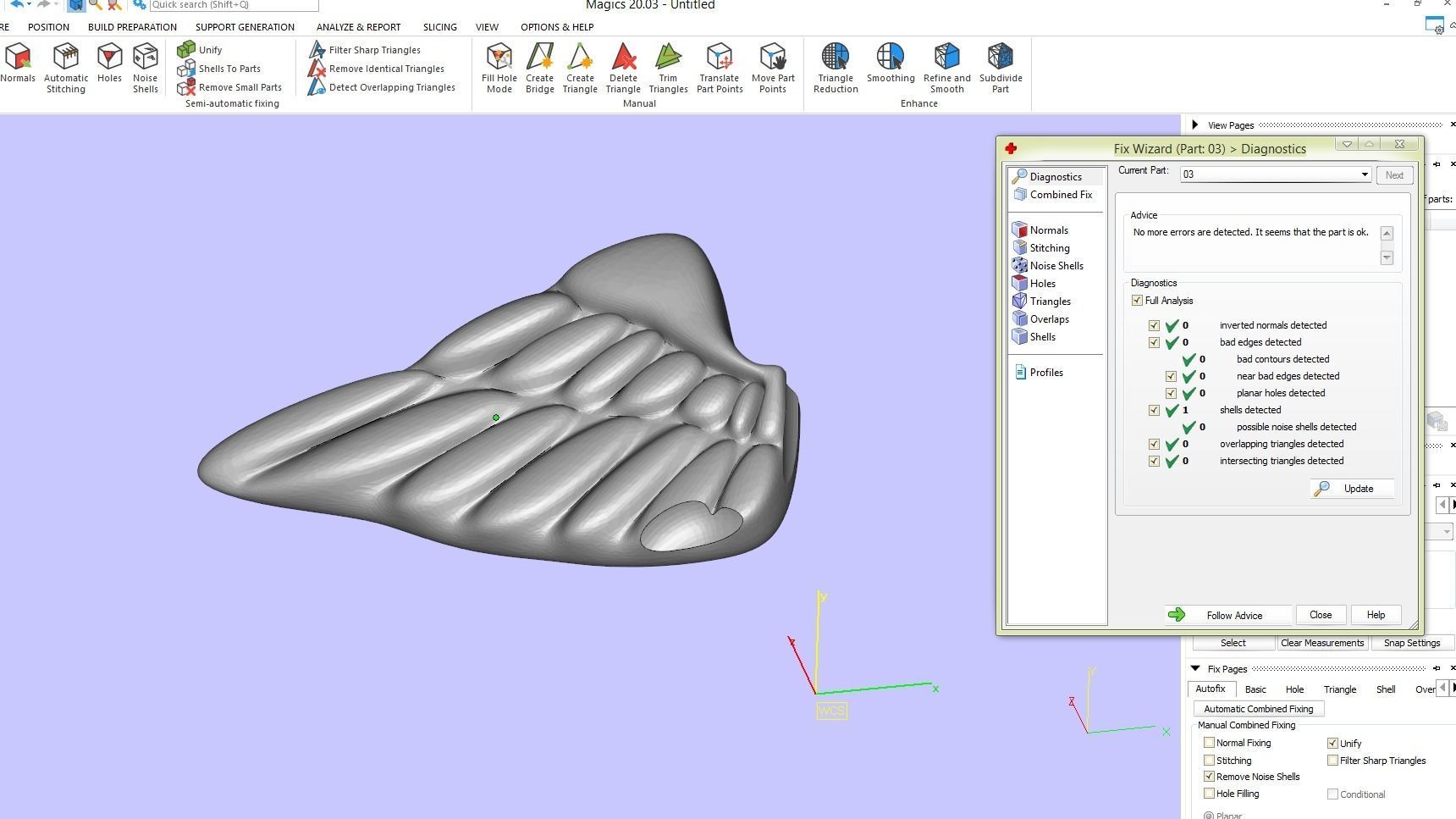 Pendant Caduceus 3D print model_12