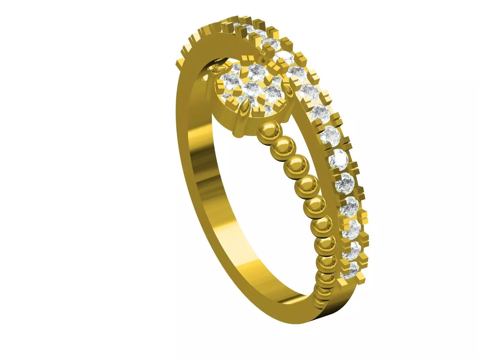 pressure setting engagement rings -17 3D model 3D printable | CGTrader