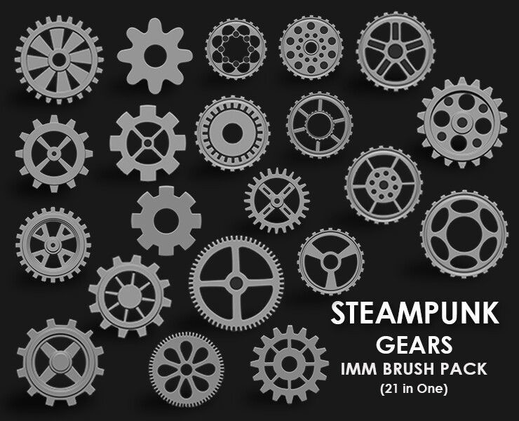 Hardsurface Environment Megapack Imm Brushes 409 All in One 3D model_16