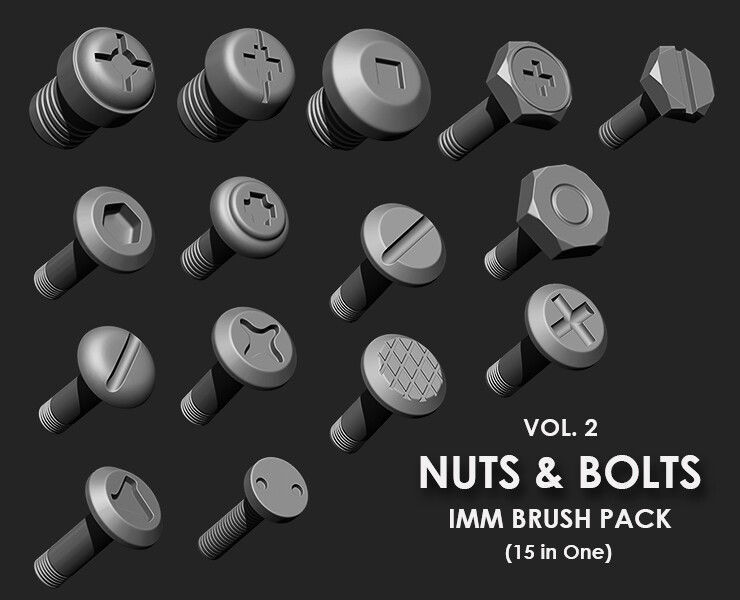 Hardsurface Environment Megapack Imm Brushes 409 All in One 3D model_11