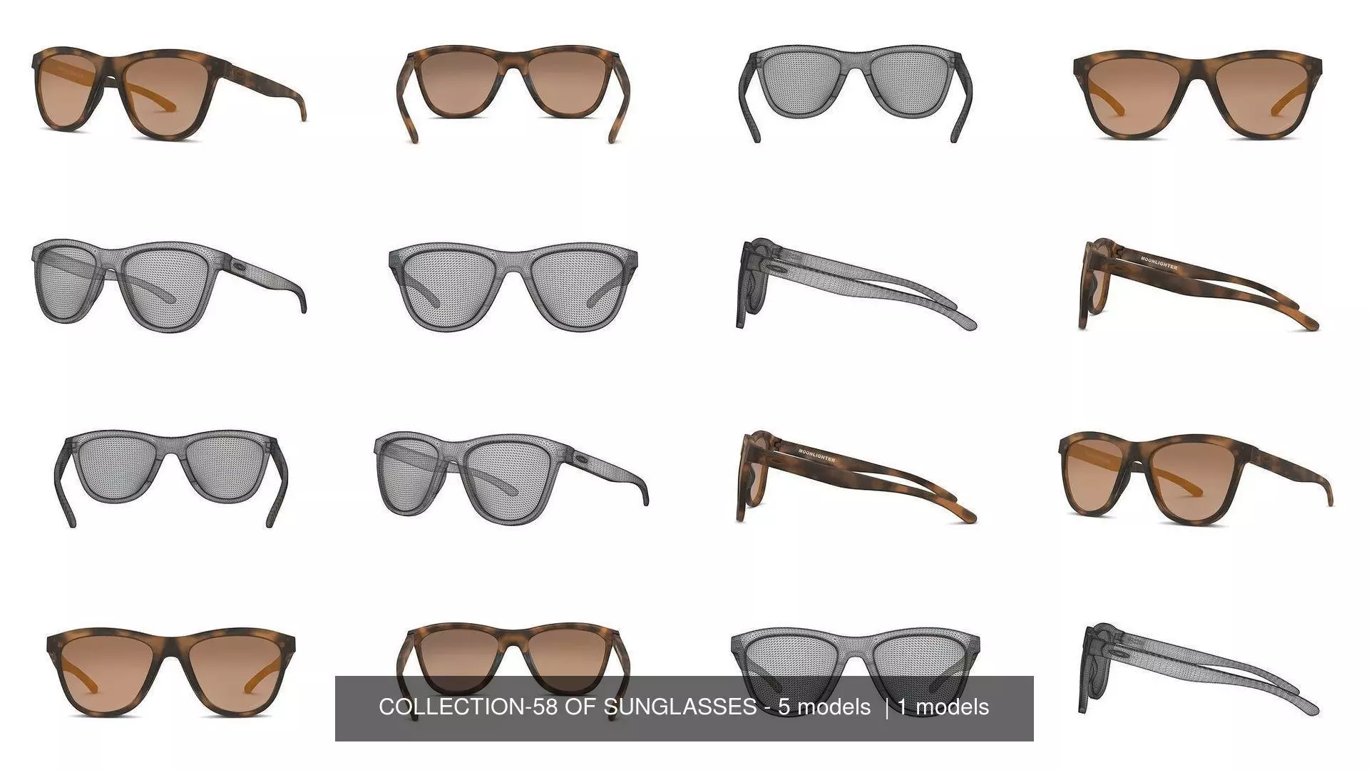 COLLECTION-58 OF SUNGLASSES - 5 models _3